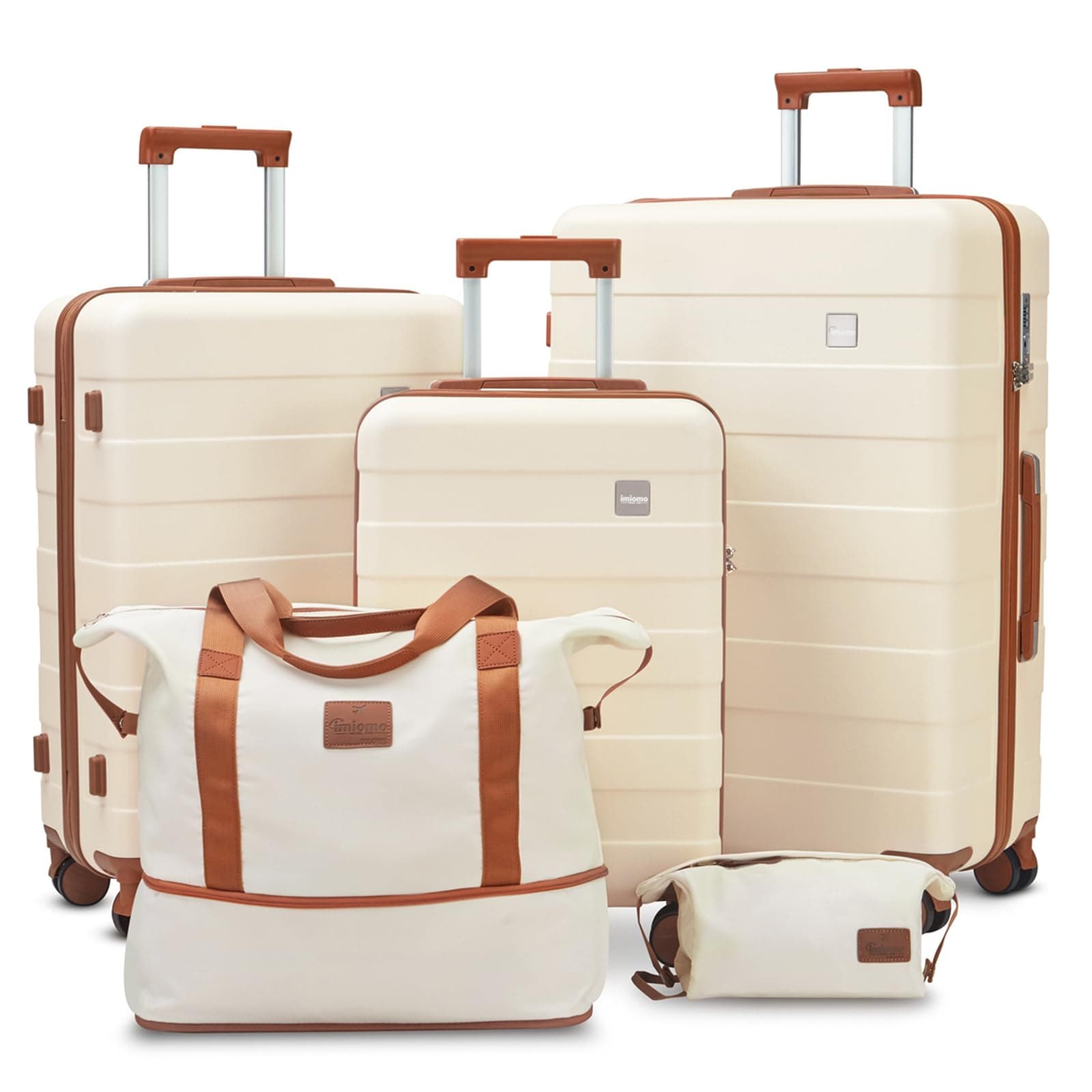 imiomo3 Piece Luggage Sets,Suitcase with Spinner Wheels,Luggage Set Clearance for Women, Lightweight Rolling Hardside Travel Luggage with TSA Lock