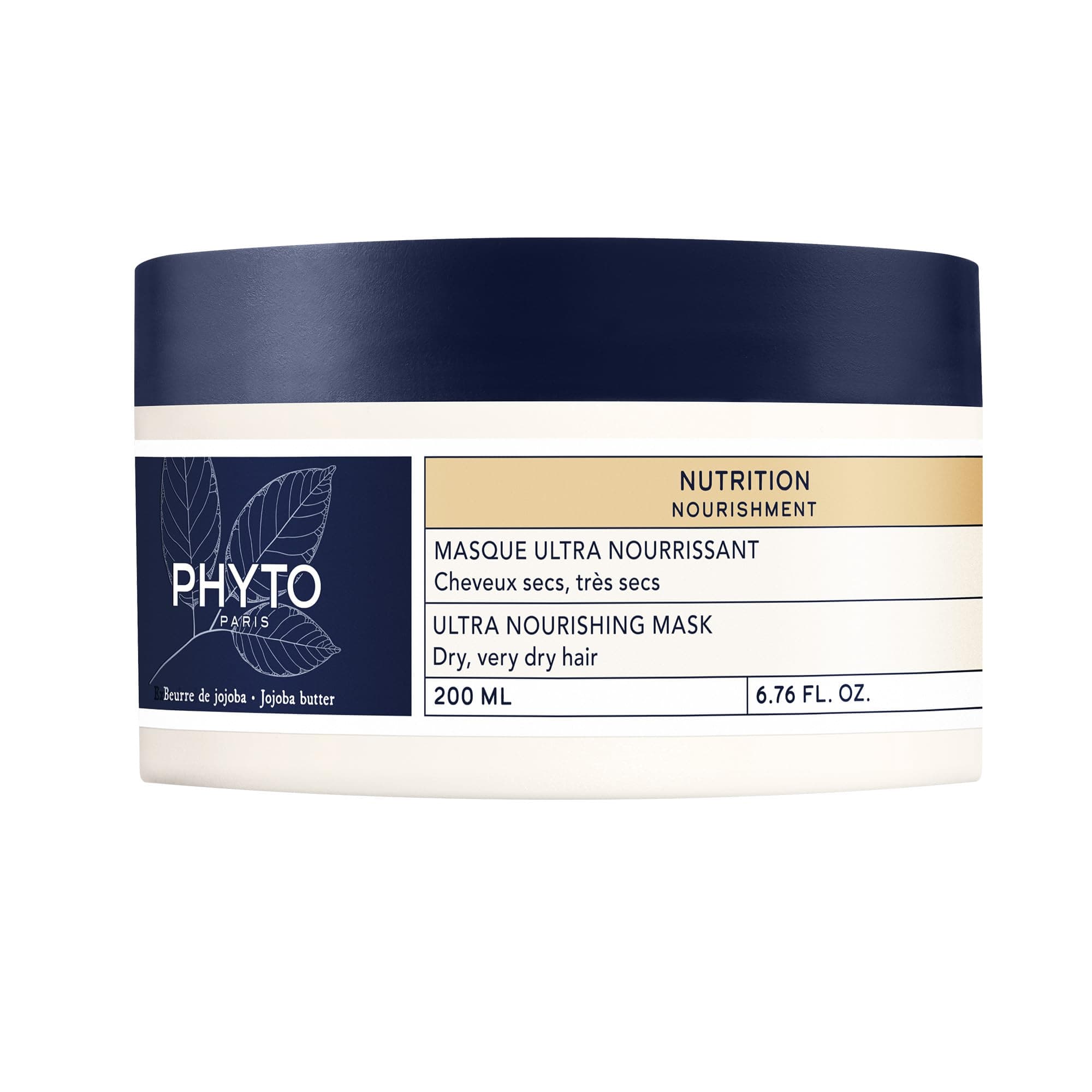 - PHYTO NOURISHMENT Ultra-nourishing Mask with Jojoba Oil, For Dry Hair, Hydrating, Moisturizing Mask, 6.76 fl. oz.