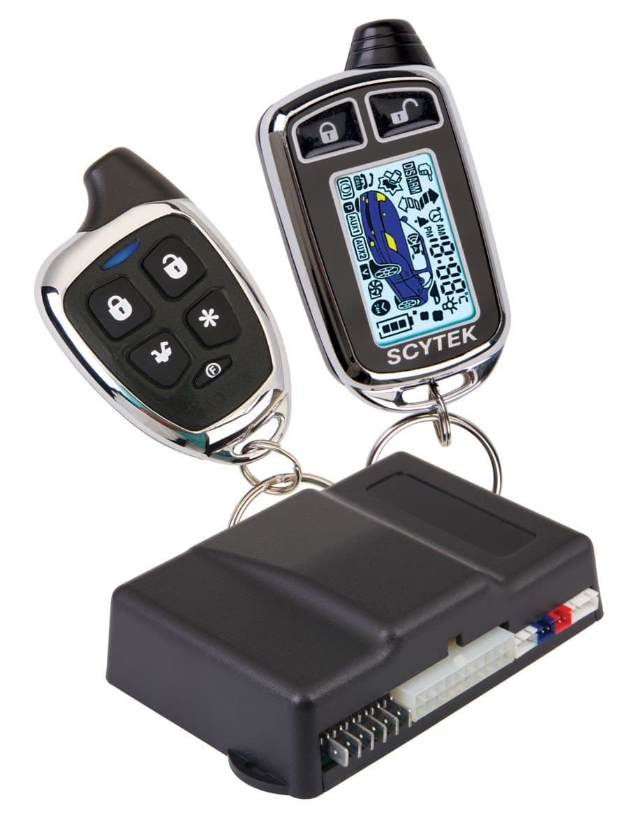 Scytek GXY 2000RS-2W-C 2-Way Remote Starter with 2-Way Chrome LCD Remote and Data Bus Port