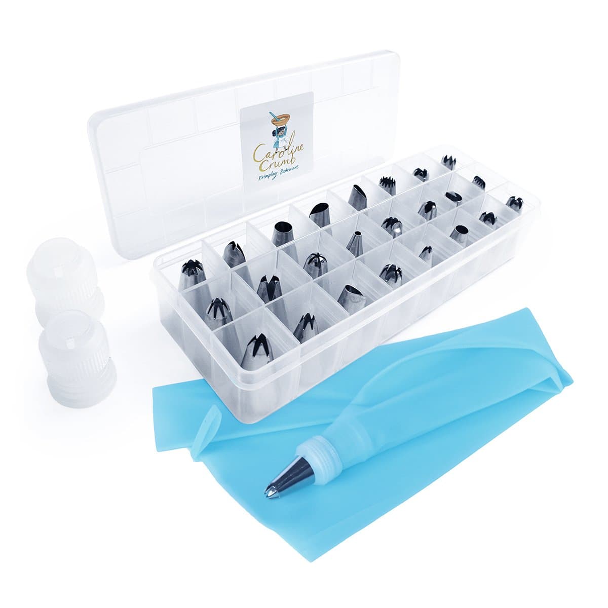 Piping Nozzle Set with 2 Coupler and Icing Bag