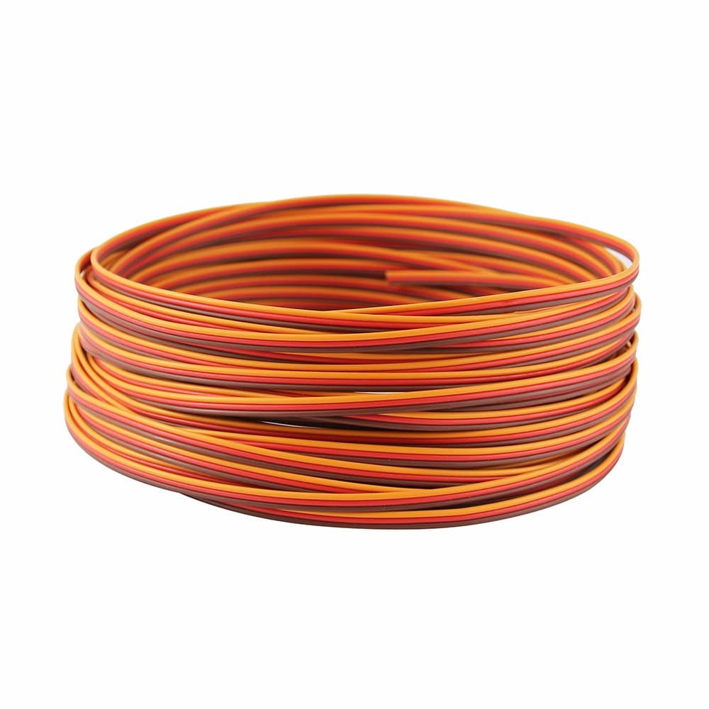 OliYin 50 feet 22AWG Servo Extension Cable Wire Extended Wiring 60 Cores Cord Lead for RC Helicopter Drone Cars DIY Accessories