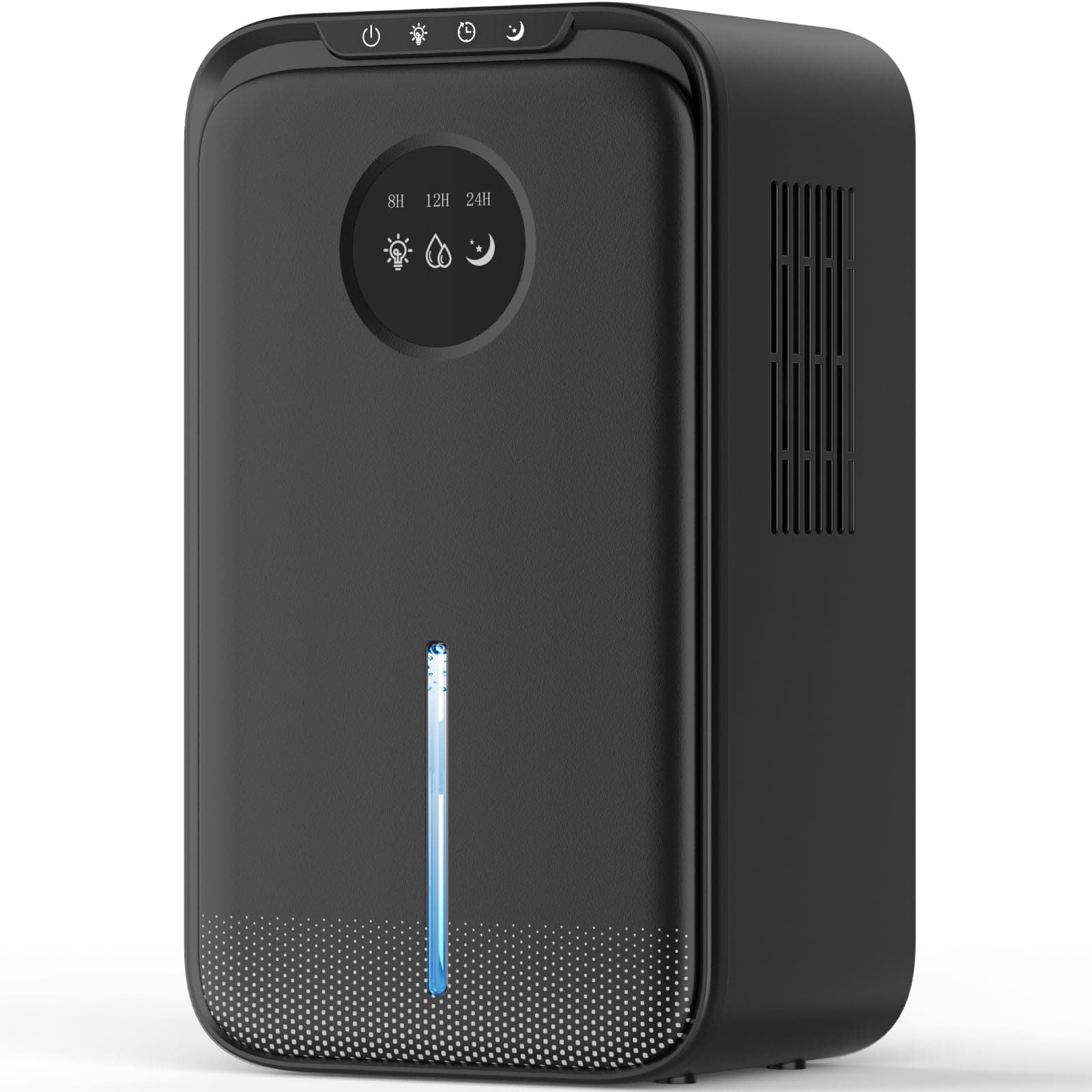 Dehumidifier, 85 OZ Dehumidifiers for Room for Home, (800 sq. ft.) Quiet Dehumidifiers for Bathroom, Bedroom, Closet, RV, 7 Colors LED Auto Shut Off Dehumidifier with Drain Hose