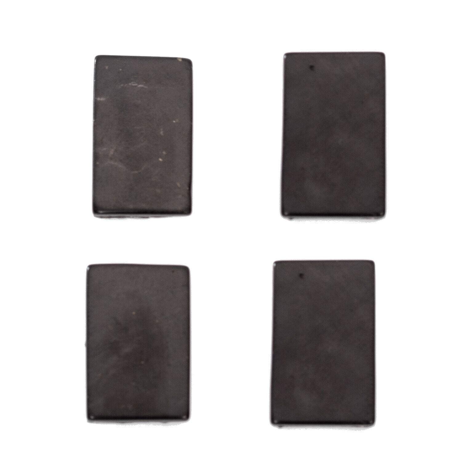 Shungite Sticker for Cell Phone Emf Protection 5G - Set of 4 pcs - from Authentic Stones Type II