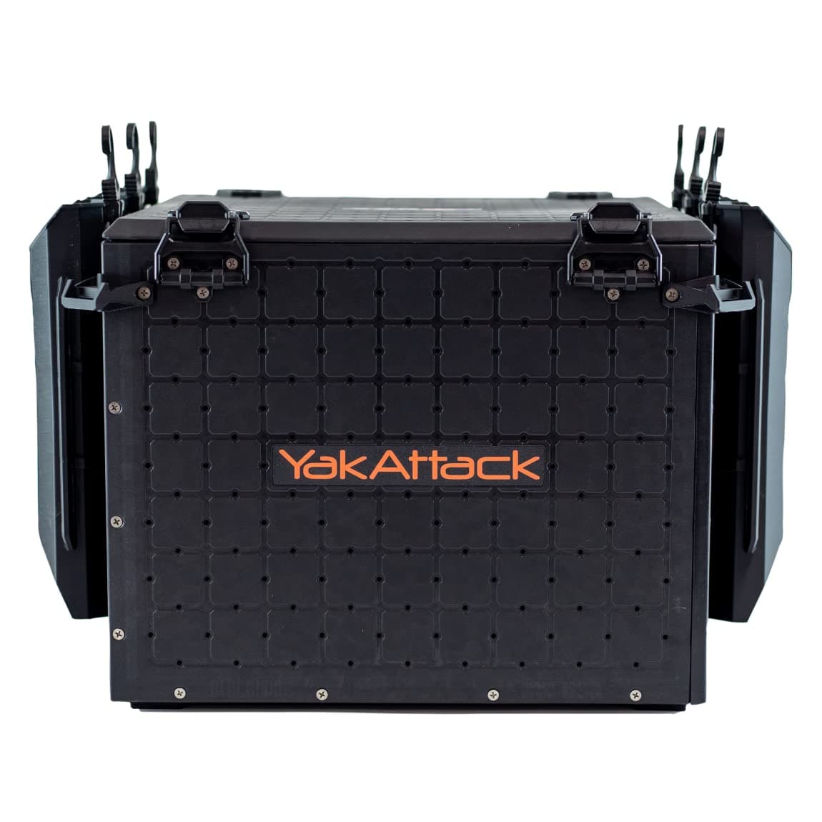 YakAttack BlackPak Pro Kayak Fishing Cage with 6 Detachable Rod Holders, 16" x 16", Black