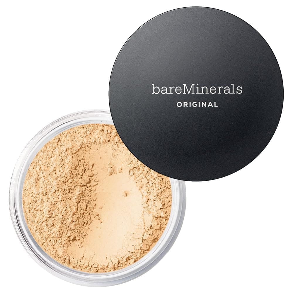 bareMinerals Original Loose Powder Foundation SPF 15, Clean Mineral Powder Face Makeup, Sheer-to-Full Coverage, Talc-Free, Non-Comedogenic, Vegan, Cruelty-Free & Dermatologist-Tested