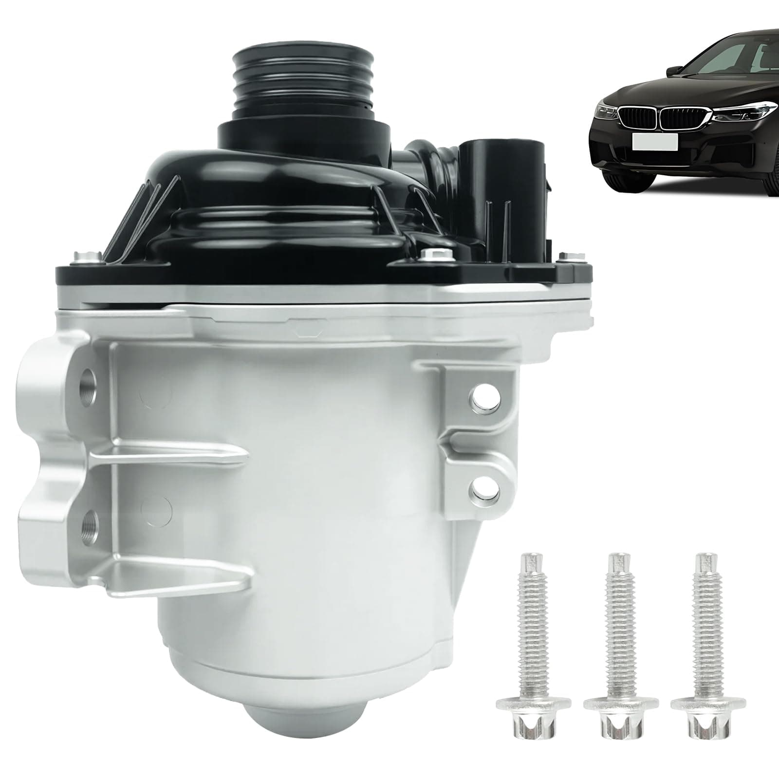 11517586929 11517632426 Electric Engine Water Pump Compatible with BMW 135i 135is 335i 335is 335xi 535i 535xi 640i 740i 740Li F01 E60 E61 E82 E88 E90 X1 X3 X4 X5 X6 Z4 3.0L L6