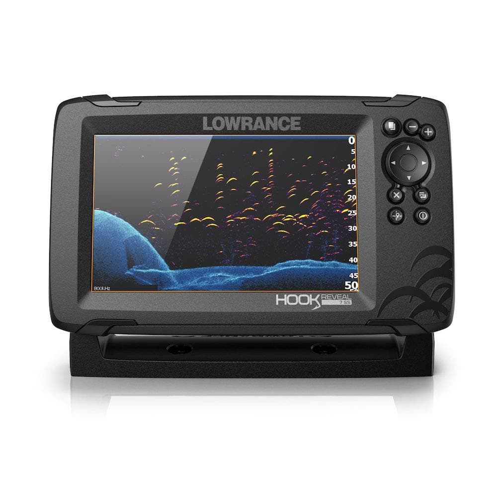 Lowrance HOOK Reveal 5", 7" and 9" Fish Finders with Transducers