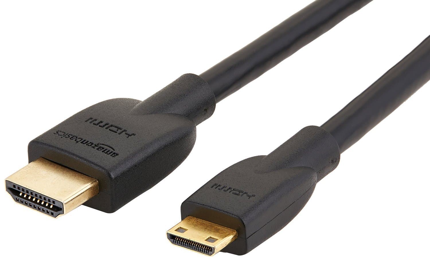 Mini HDMI to HDMI Adapter Cable, 10.2Gbps High-Speed, 4K@30Hz, 2160p, 48-Bit Color, Ethernet Ready, 1.83 M, Black