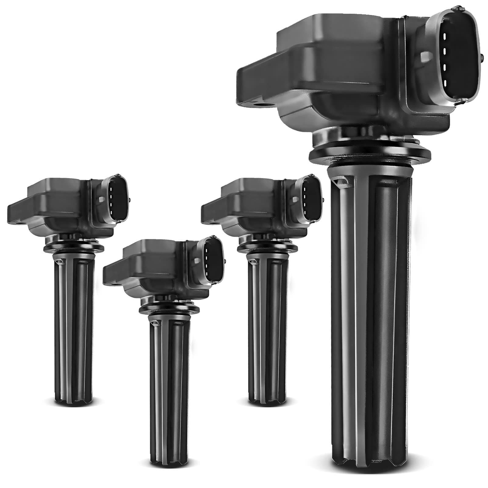 A-Premium Engine Ignition Coil Pack Compatible with Saab 9-3 2003-2011 9-3X 2010-2011 2.0L Turbo Only 4-PC Set