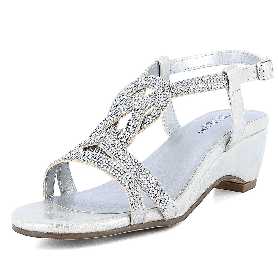 Womens Macey Demi-Wedge Dress Sandals