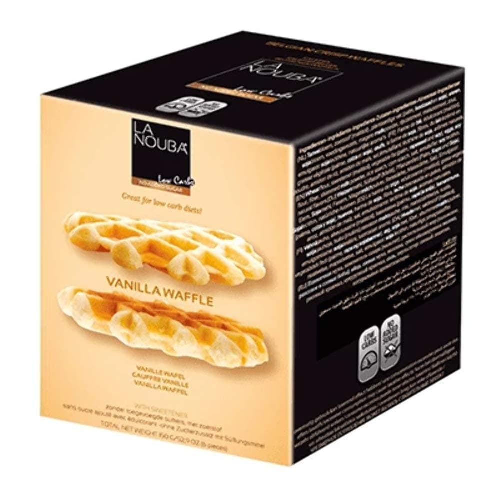 Vanilla Waffles - Low Carbs No Added Sugar Biscuits - La Nouba 150g