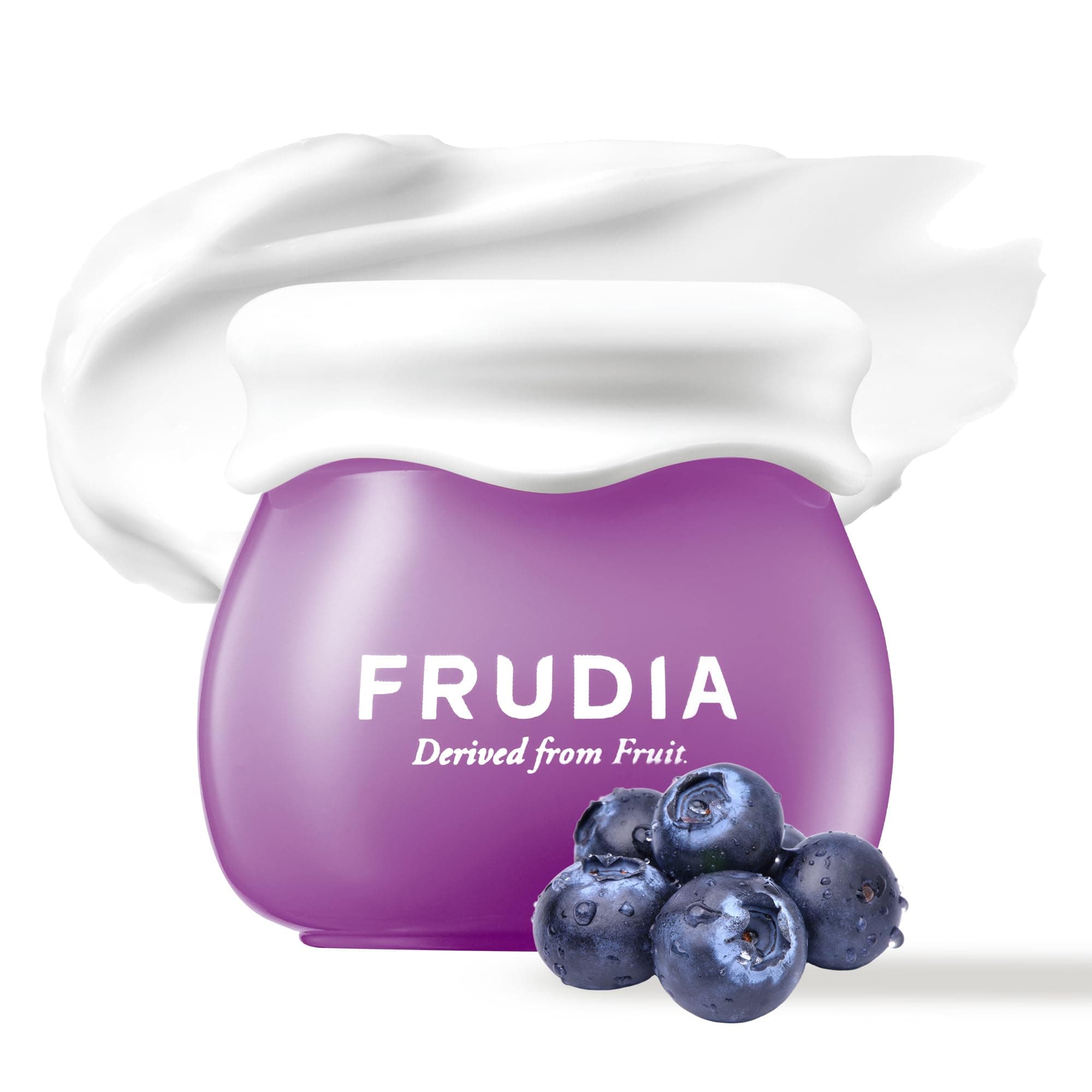FRUDIA Blueberry Hydrating Intensive Face Cream, Vegan Korean Face Moisturizer w/69% Blueberry Extract, Panthenol & WS BS Care EX for Dry Skin (0.33 fl oz)