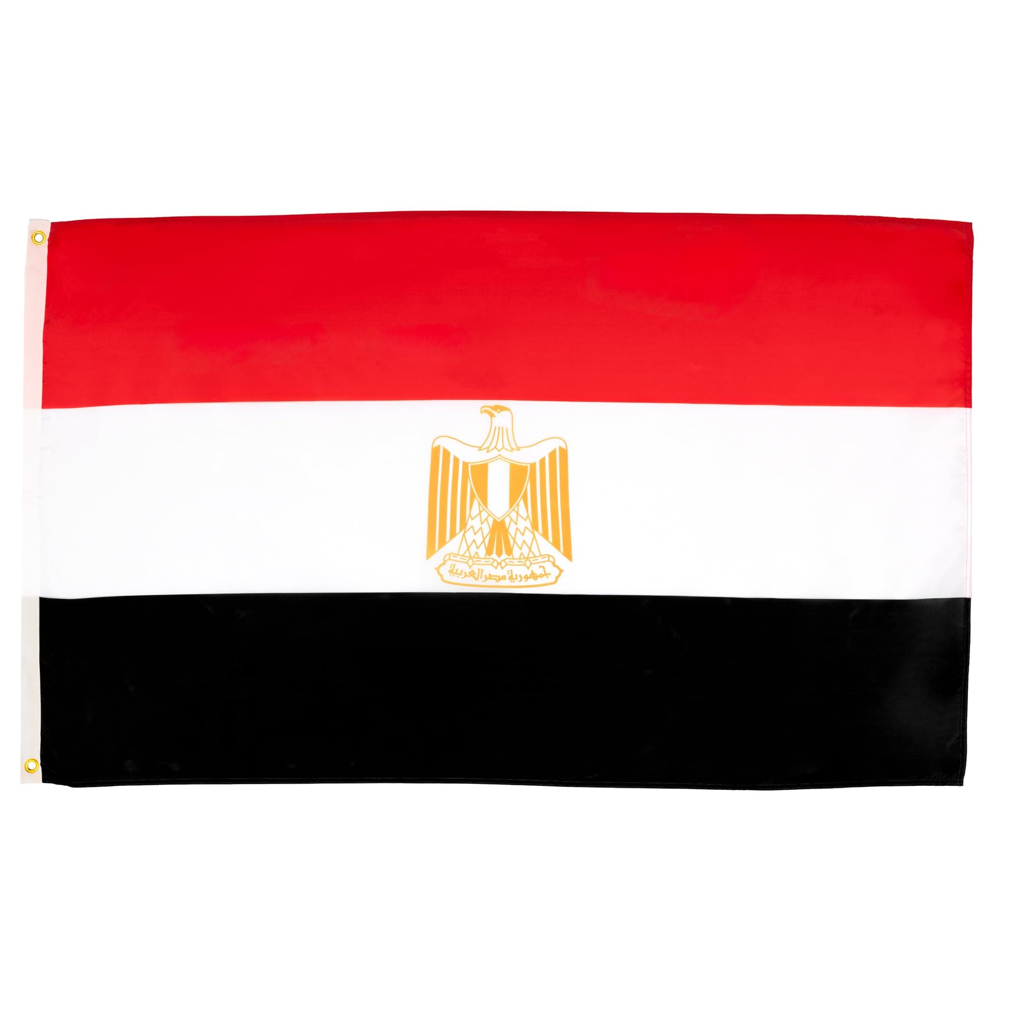 AZ FLAG Egypt 3' x 5' - Egyptian flags 90 x 150 cm - Banner 3x5 ft 100% Polyester With 2 Grommets -