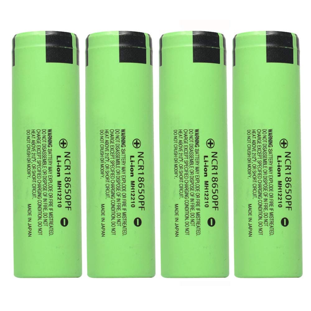 QYuan Rechargeable Batteries,4PCS 3.7V 3400mAH Li-ion Rechargeable 18650 Battery for Flashlight Torch