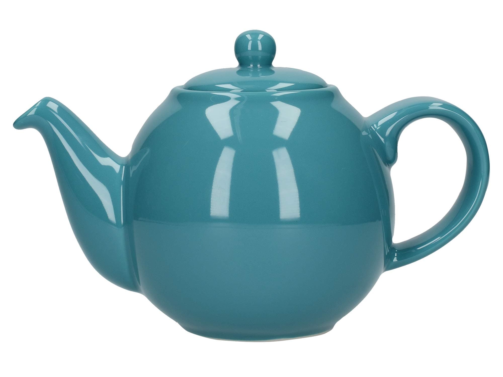 London Pottery Globe Petite théière avec passoire en céramique Aqua Capacité 2 tasses 500 ml