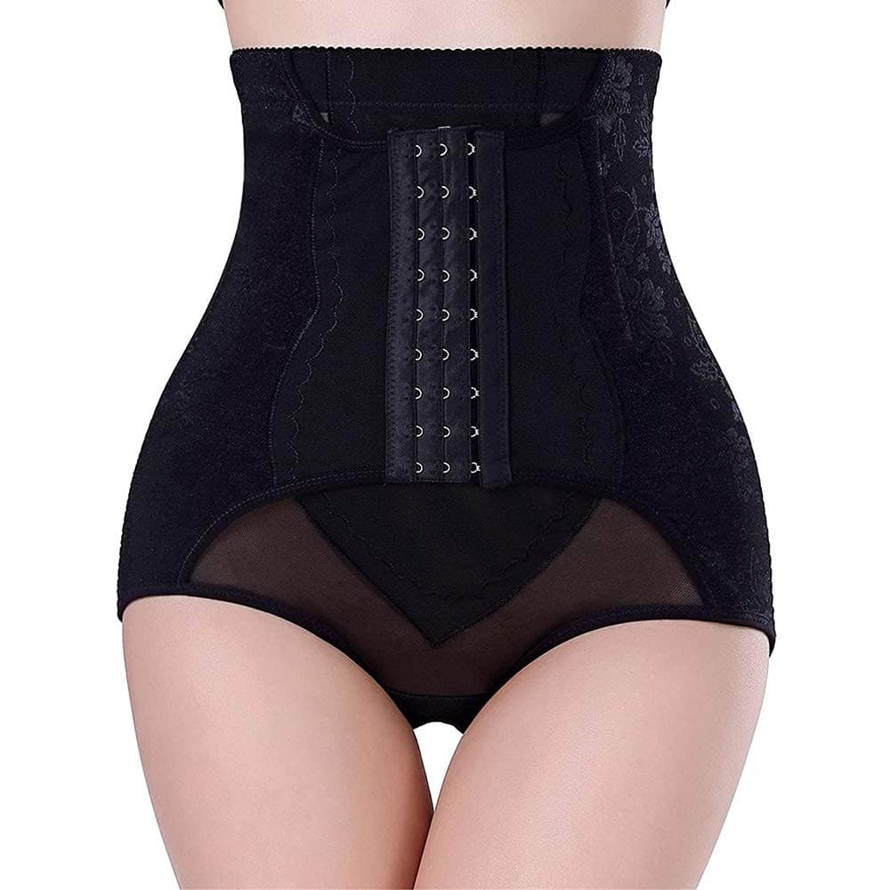 MCHERRYWomen High Waist Trainer Body Shaper Suit Women Hi-Waist Trainer Butt Lifter Tummy Control Panty for Women Control Knicler (Black, M)