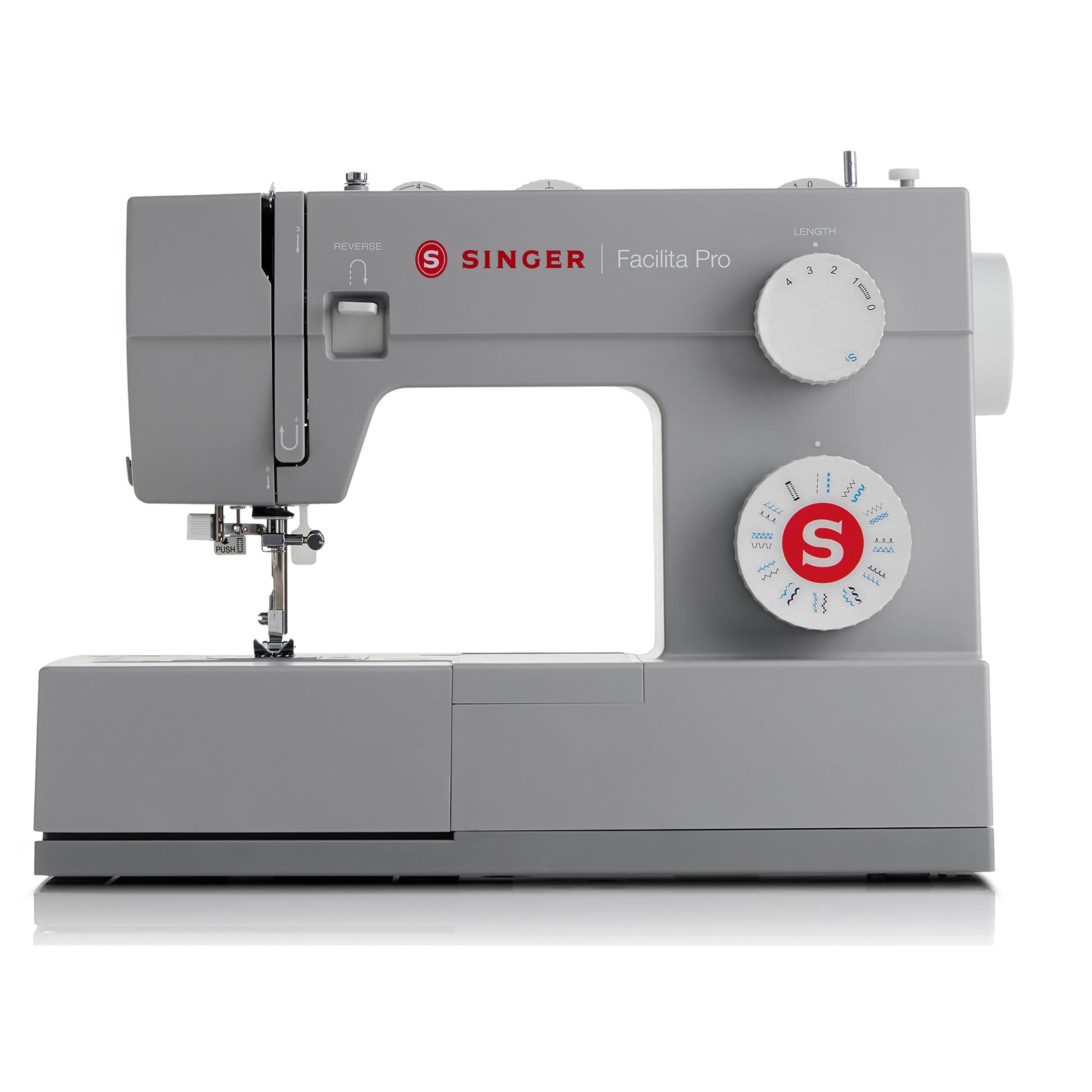 SINGER 4423 Heavy Duty Zig Zag Sewing Machine, 23 Built in Stitches 97 Stitch Applications with 90 W Powerful motor & Feed dog with 106 Teeth in 6 Rows-Get Free Online Interactive Class.