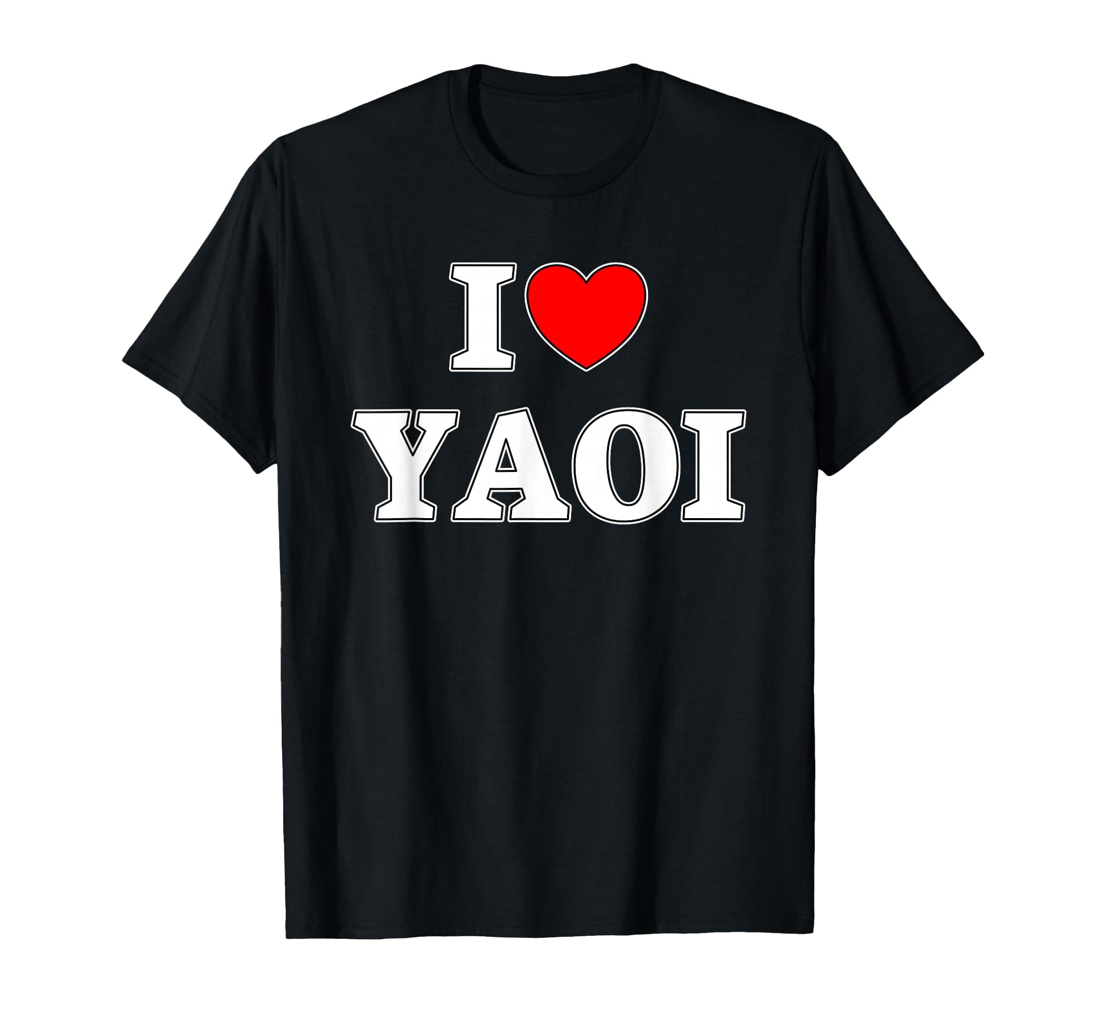 I Love Yaoi Heart Boys Love Fujoshi Otaku T-Shirt