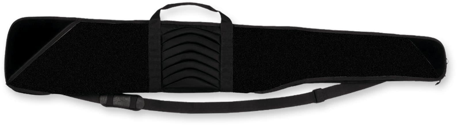 Bulldog Cases Pinnacle Black Shotgun Case with Black Trim and Black Leather (52-Inch)