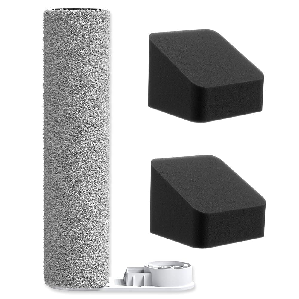 JONR - Accessory Set for ED12, 1 Replaceable Roller Brush and 2 Sponge Filters