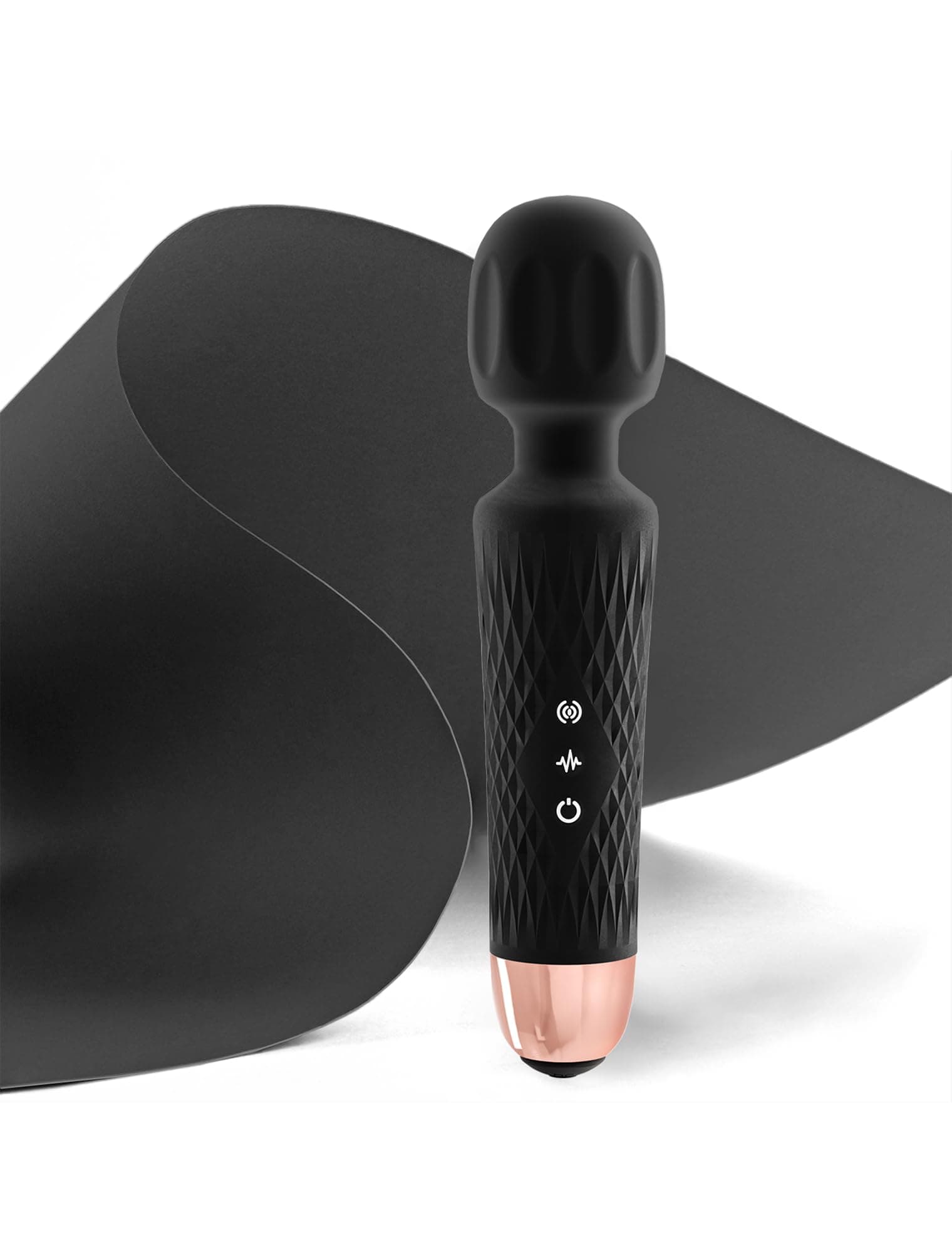 Personal Massager, Powerful & Compact Size, Fast Charging with 4-Hour Runtime, Quiet Waterproof Cordless Design, Multiple Speeds for Neck, Back, Shoulder & Full Body Muscle Relaxation (Black)