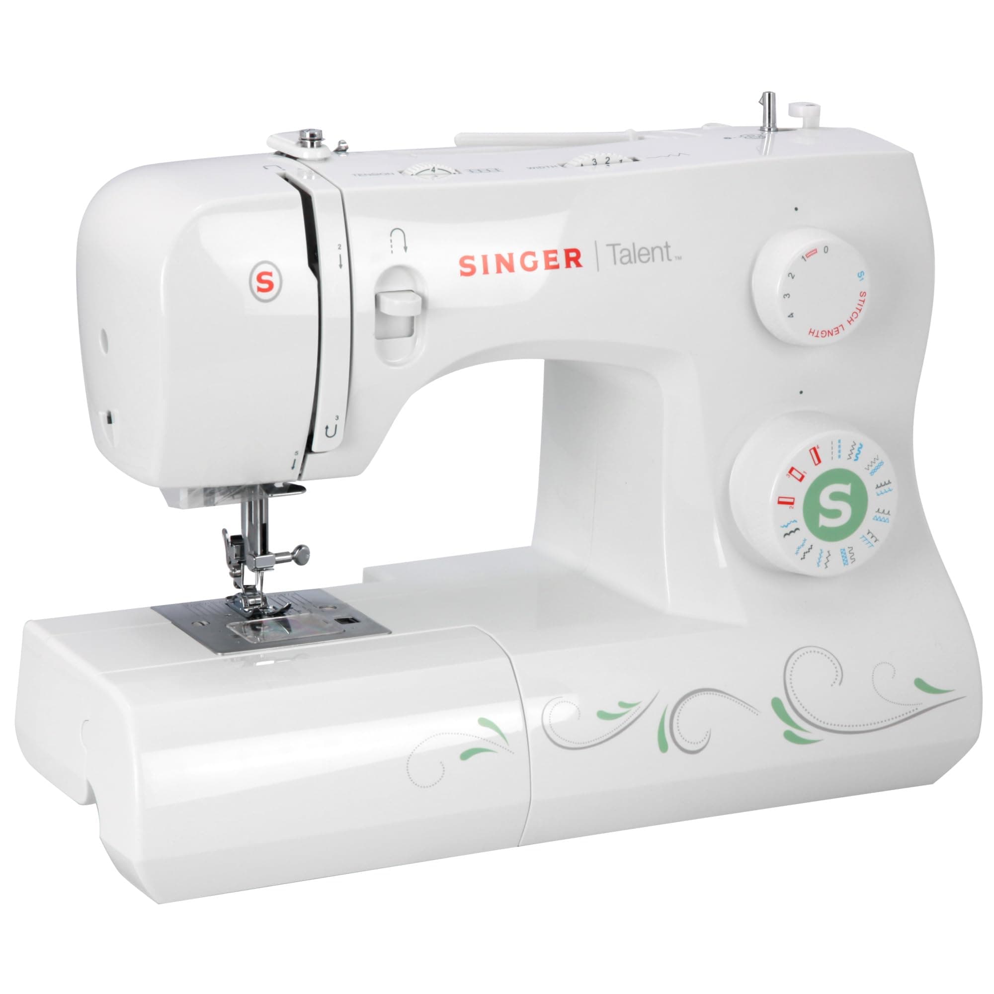 3221 Simple Sewing Machine, White