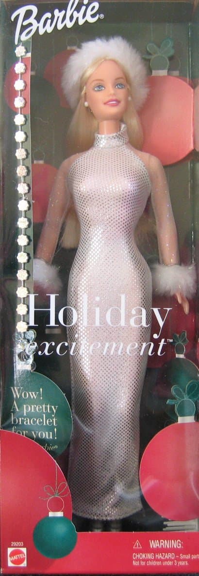 Holiday Excitement Doll with a Bracelet for You