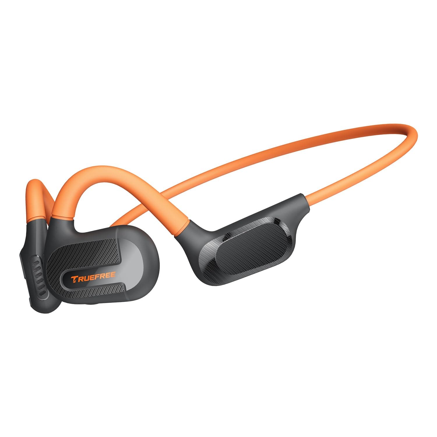 TRUEFREE F2 Open-Ear Headphones, Air Conduction Bluetooth 5.3 Wireless Headset for Sports, Dual Microphone Clear Calls, 15 Hours of Playtime, 16.2mm Enhanced Bass, Multipoint Connection, App Control