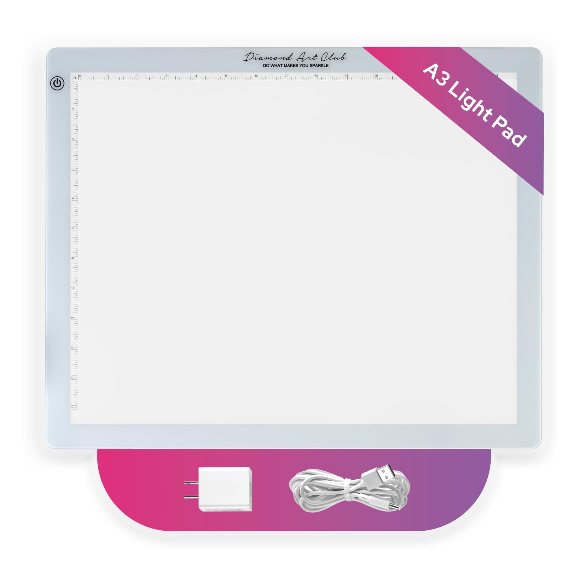 Light Pad, USB LED Light Board for Diamond Painting and DIY Crafting, 5D Diamond Art Tools and Accessories, 16.6" x 13.5"