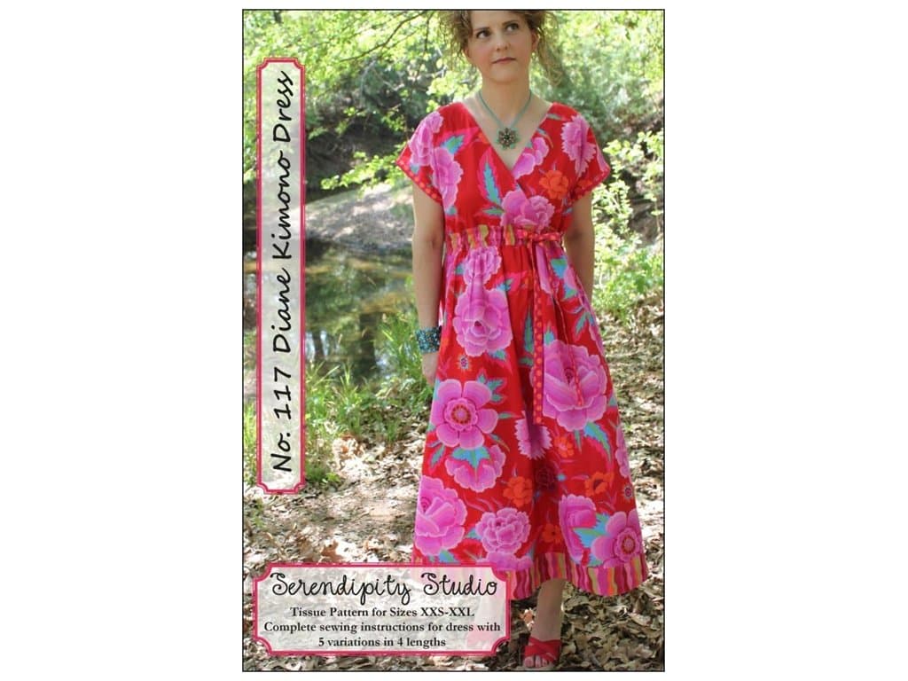 Serendipity Studio Patterns Diane Kimono Dress