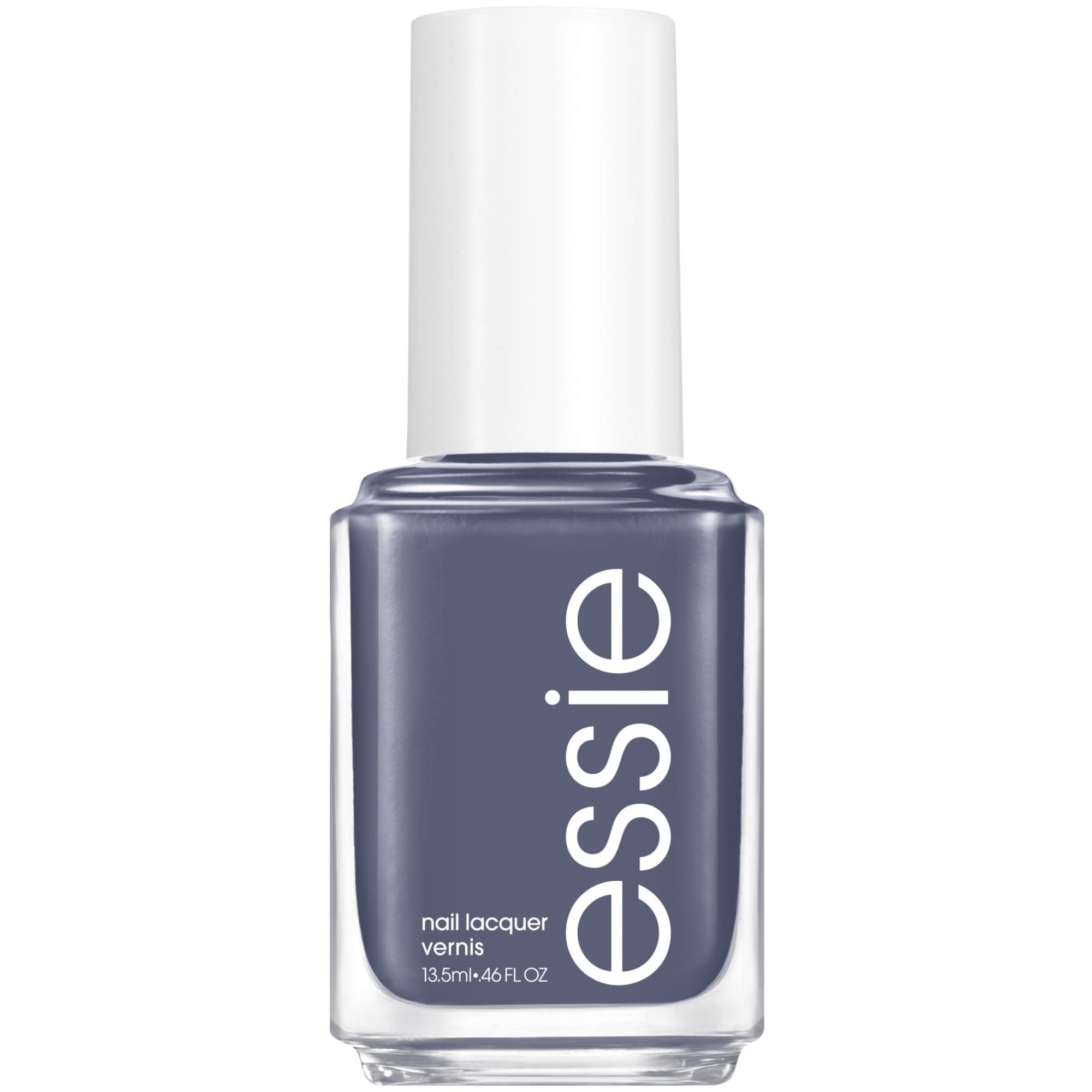 Nail Polish, Salon-Quality Steel Gray Nail Polish, Vegan, Toned Down, 0.46 fl oz
