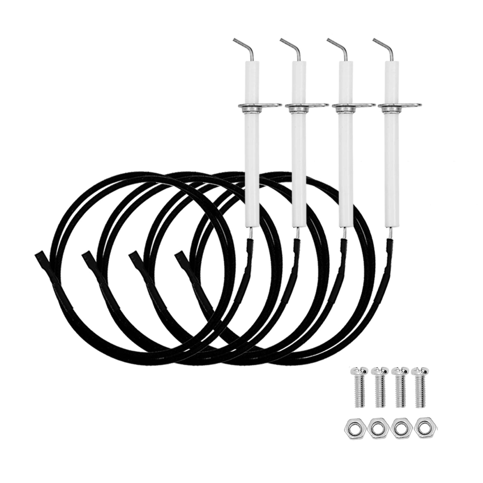 VM400XBP Igniter Kit Grill Replacement Parts for Vermont Castings Ceramic Igniter Electrode Ignitor Wire Kit VM400 VCS5007 BHG Grill Parts BH15-101-099-02 Uniflame Jenn Air Ceramic Electrode Ignition