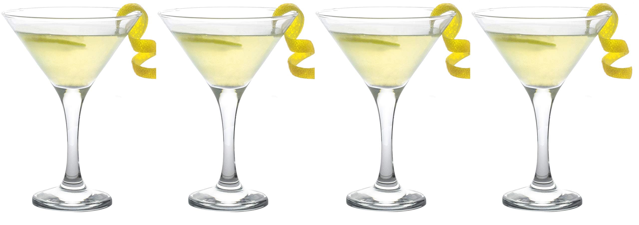 Epure Milano Collection 4 Piece Martini Glass Set (Martini Glass (6 oz))