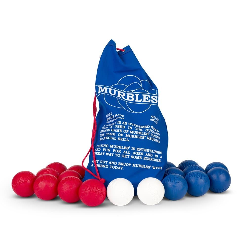 18 Ball Murble Activity Set, 8 Players, 2 Ball Each, for Ages 9 to Adult.
