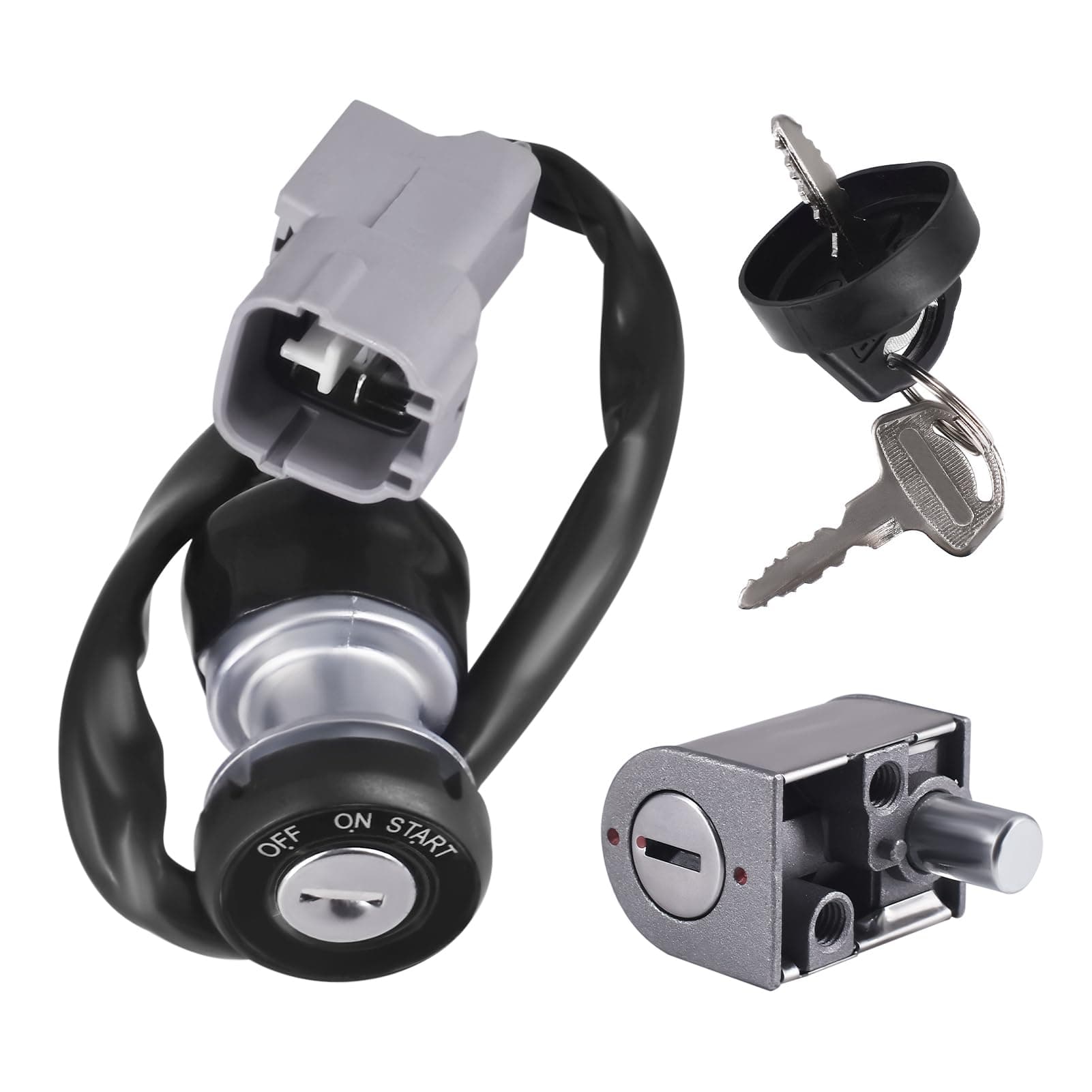 Ignition Switch Key Lock Kit with gaskets Compatible with CFMOTO Zforce 500, Zforce 800 Trail, Zforce 1000 Part Number 7000-011000-20000