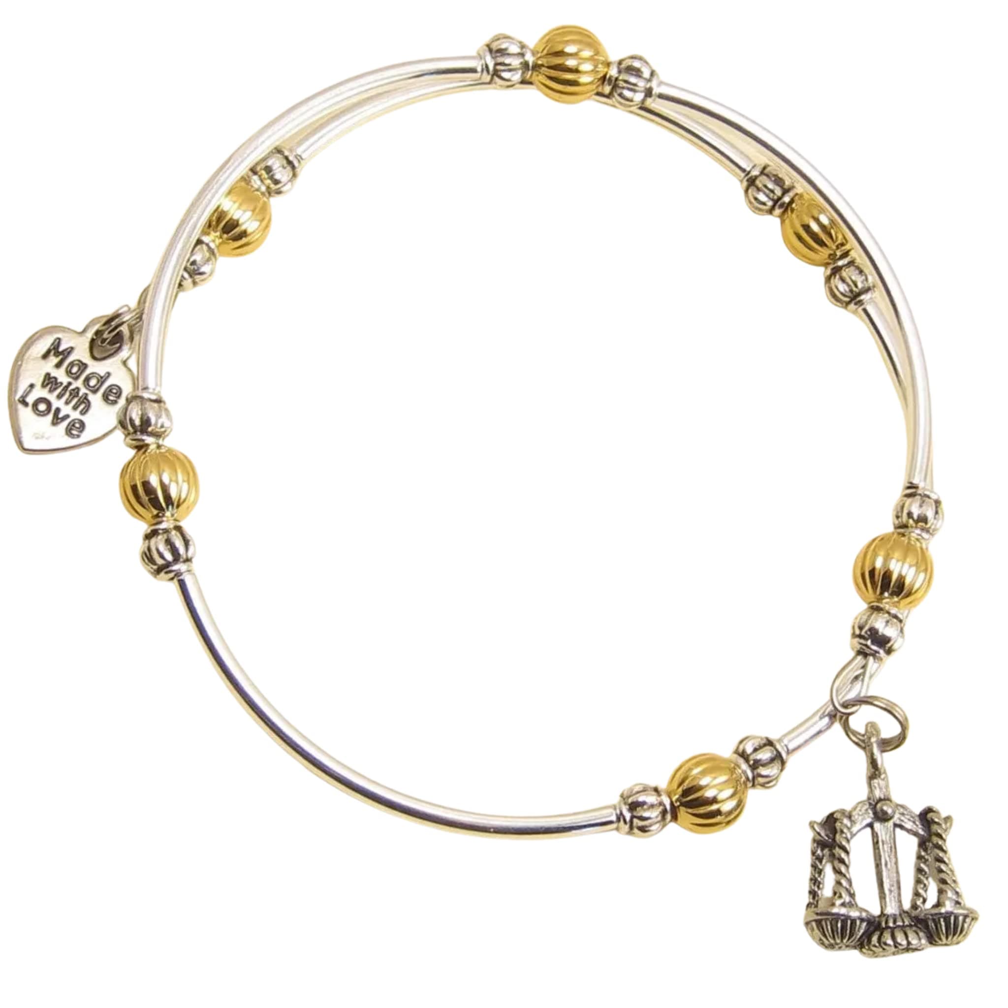 Lawyer Wrap Bracelet Handmade Themed Charm Bracelet Jewelry Gift. Gold, Silver or Black Bead Options