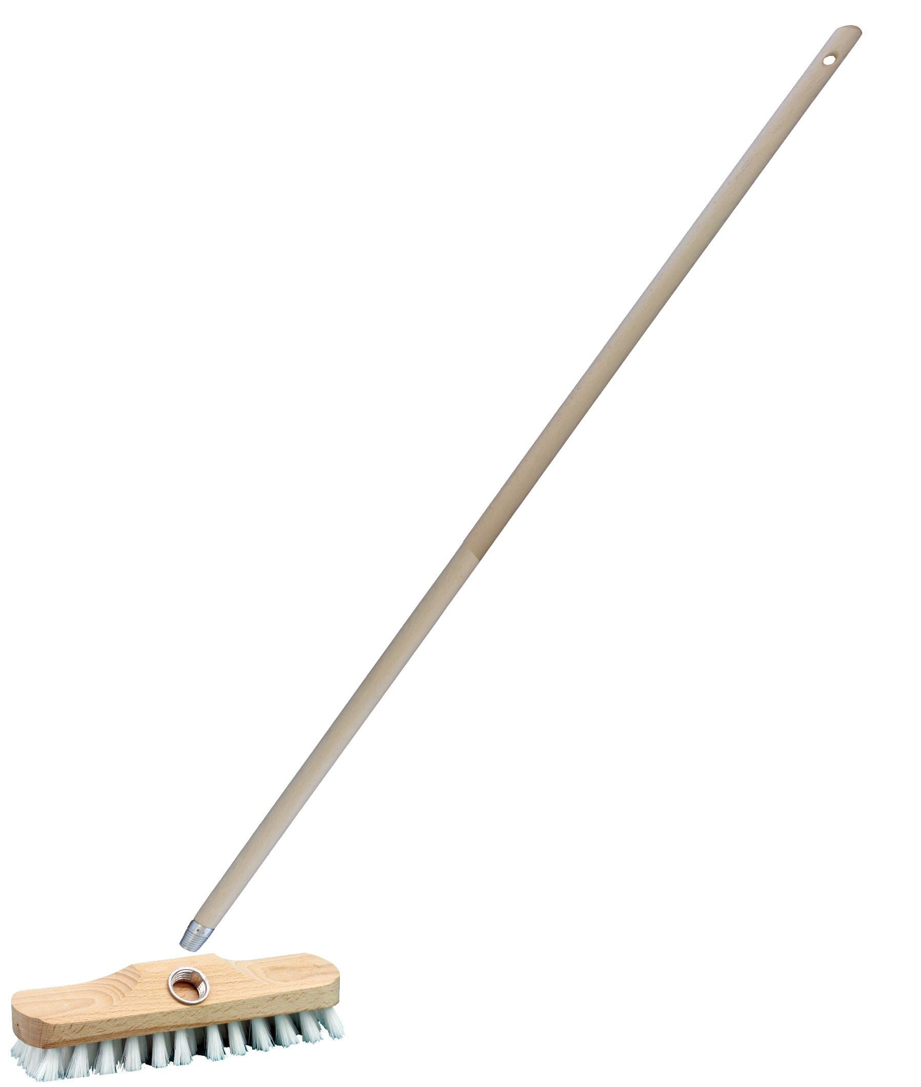 Brushmann Brushes and Brooms - Deck Scrub - Soft Broom - Yard Brush - Bassine Broom (Deck Scrub)