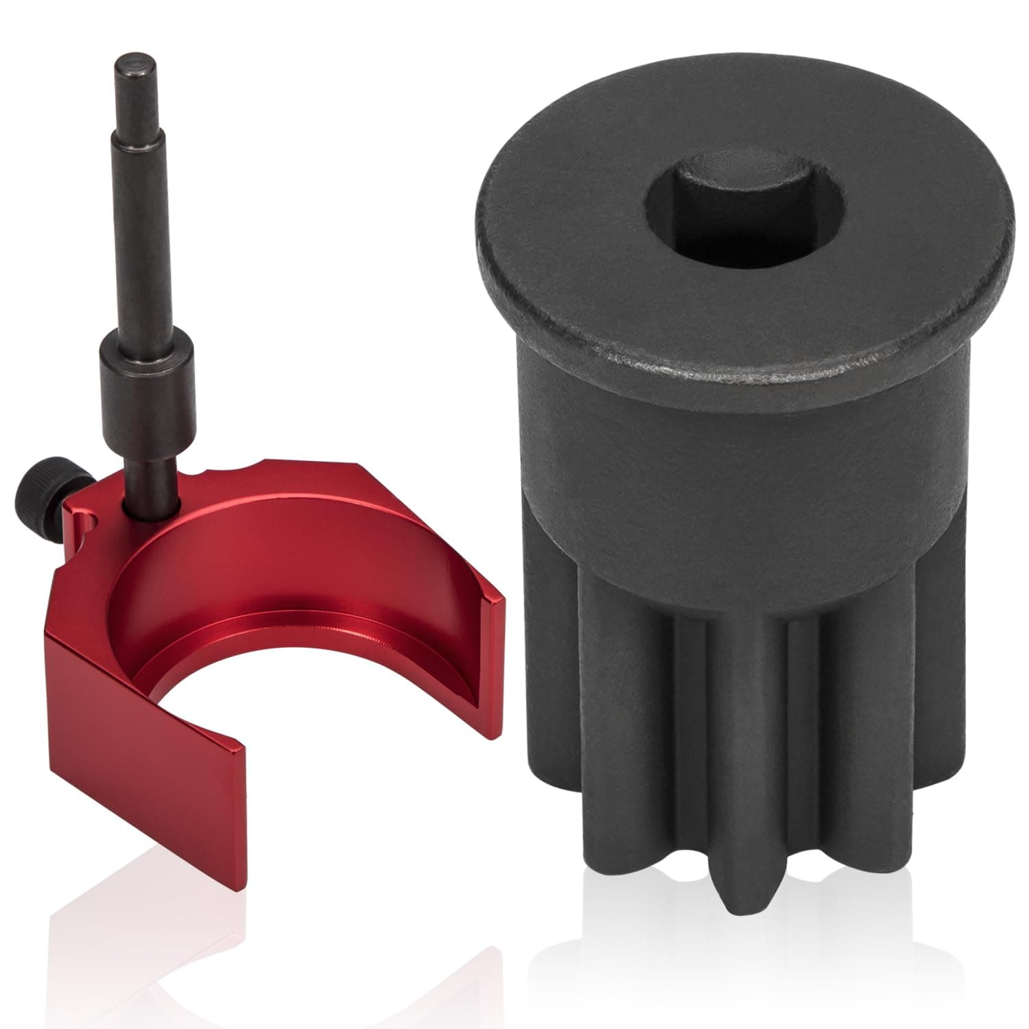 Camoo Caterpillar Injector Height Adjustment Gauge Tool & CAT Engine Barring Socket Turning Tool Fits CAT 3406E, C-15 and C-16