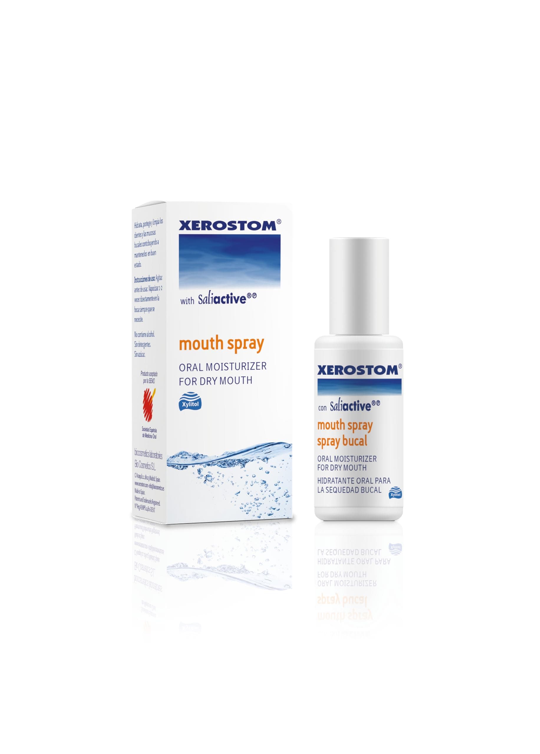 With Saliactive For Dry Mouth Or Xerostomia Mouth Spray 15ml