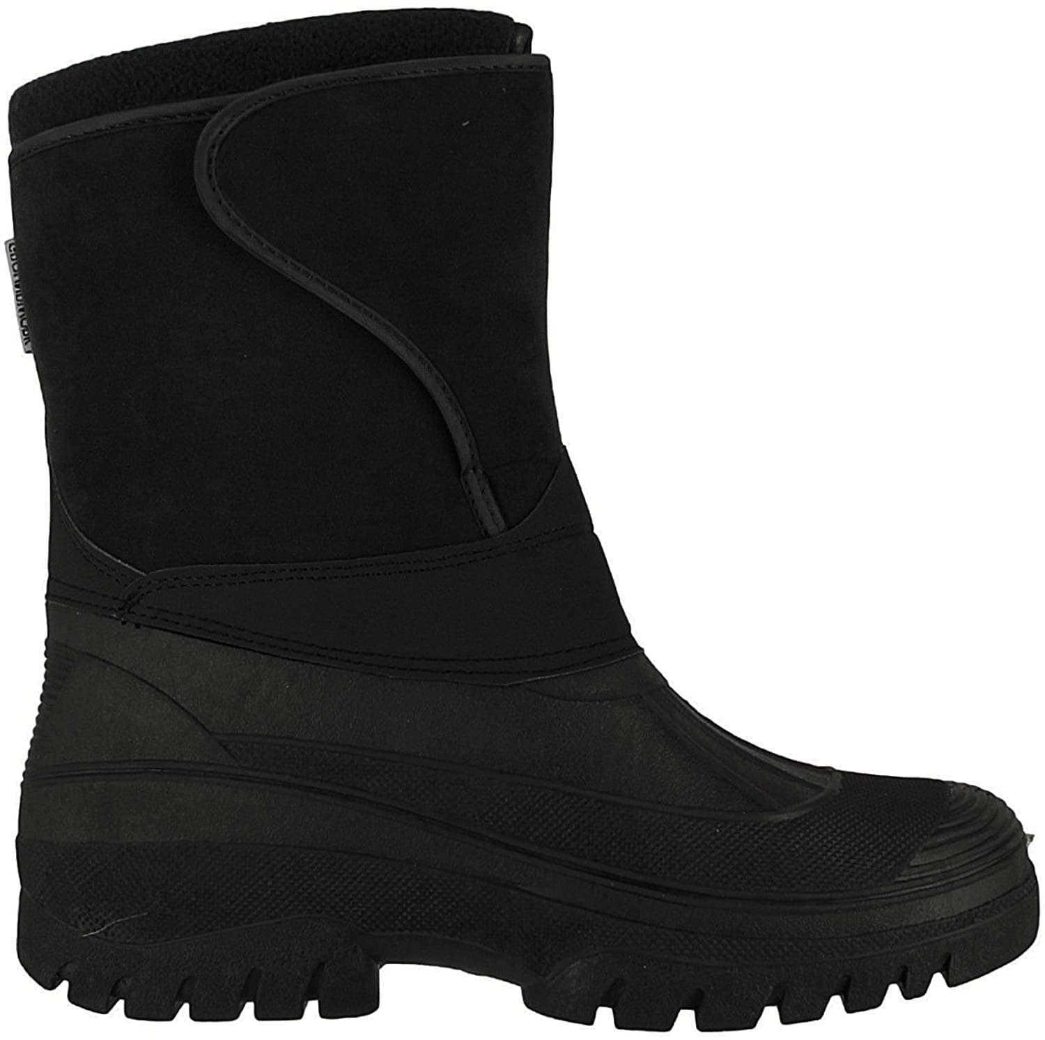 New Black Unisex Mens Ladies Horse Riding Yard Waterproof Stable Walking Rain Snow Winter Ski Wellies Wellington Wellys Warm Farm Mucker Boots All Sizes UK 4-11