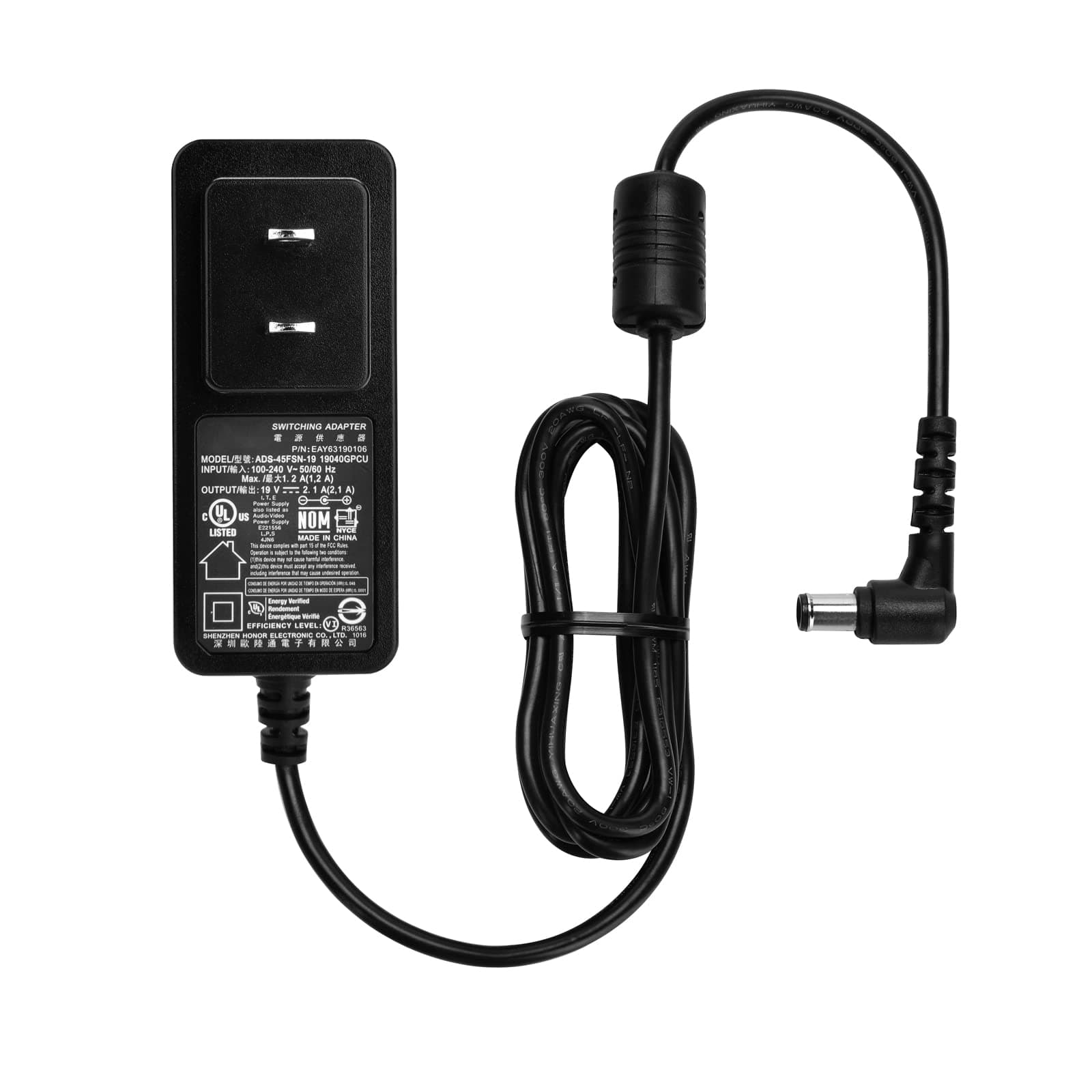 LCAP26A-A LED LCD Monitor AC Adapter Power Supply 19V 1.7A for LG LED LCD Monitors E2442T,27MP48HQ,27M37D,27M37HQ,27MP37VQ, 24MP55HQ,27MP57VQ,27MP57HT,27M45VQ