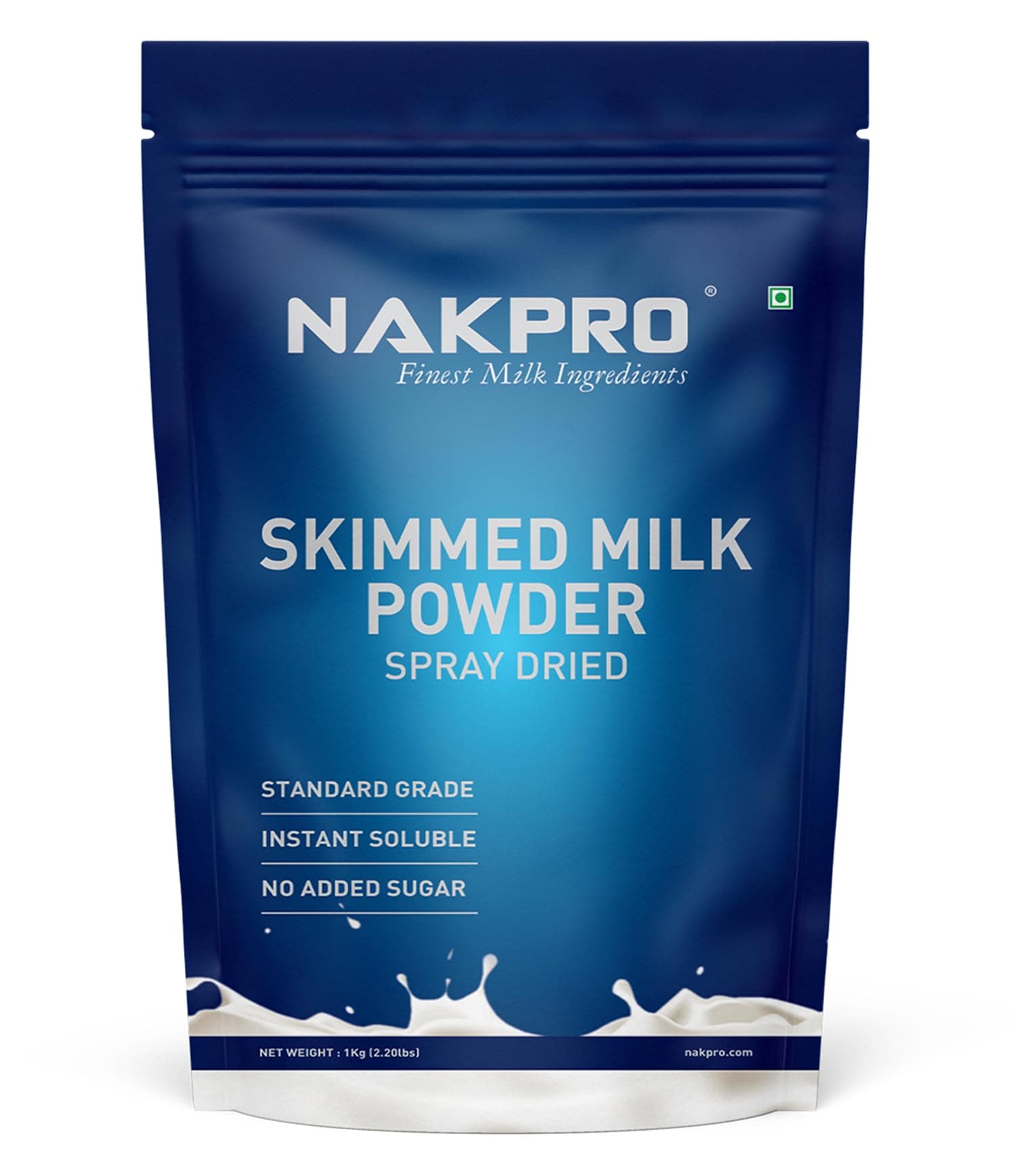 Skimmed Milk Powder, 1kg | Derived from Cow Milk, 100% Pure & Natural | Sugar Free & No Added Preservatives | Perfect for Tea & Coffee for Everyday Use | NABL Lab tested for Purity