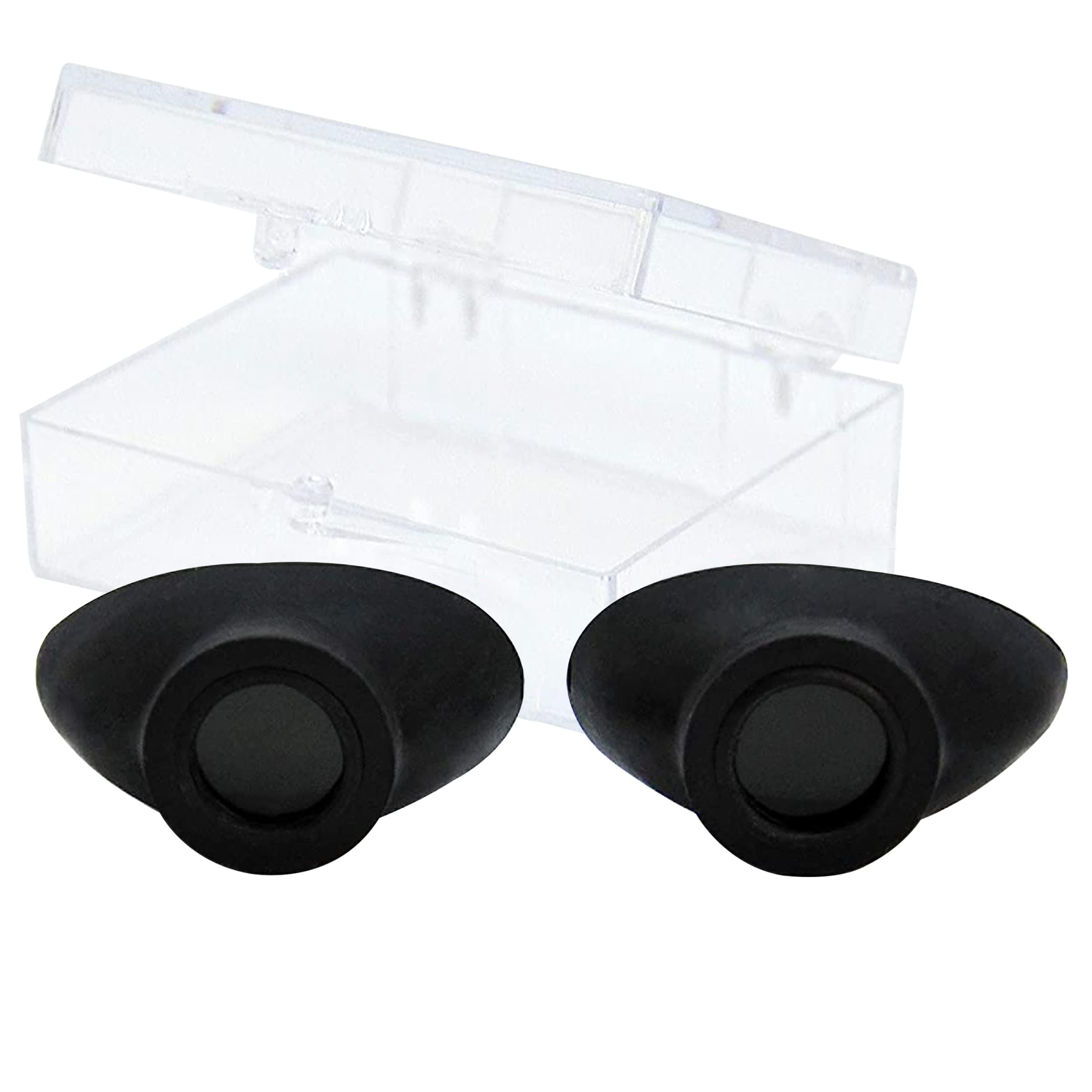 Super Sunnies Slim Flex UV Eye Protection FDA Compliant Eyeshields, Tanning Bed Goggles, Red Light Therapy Glasses - Black