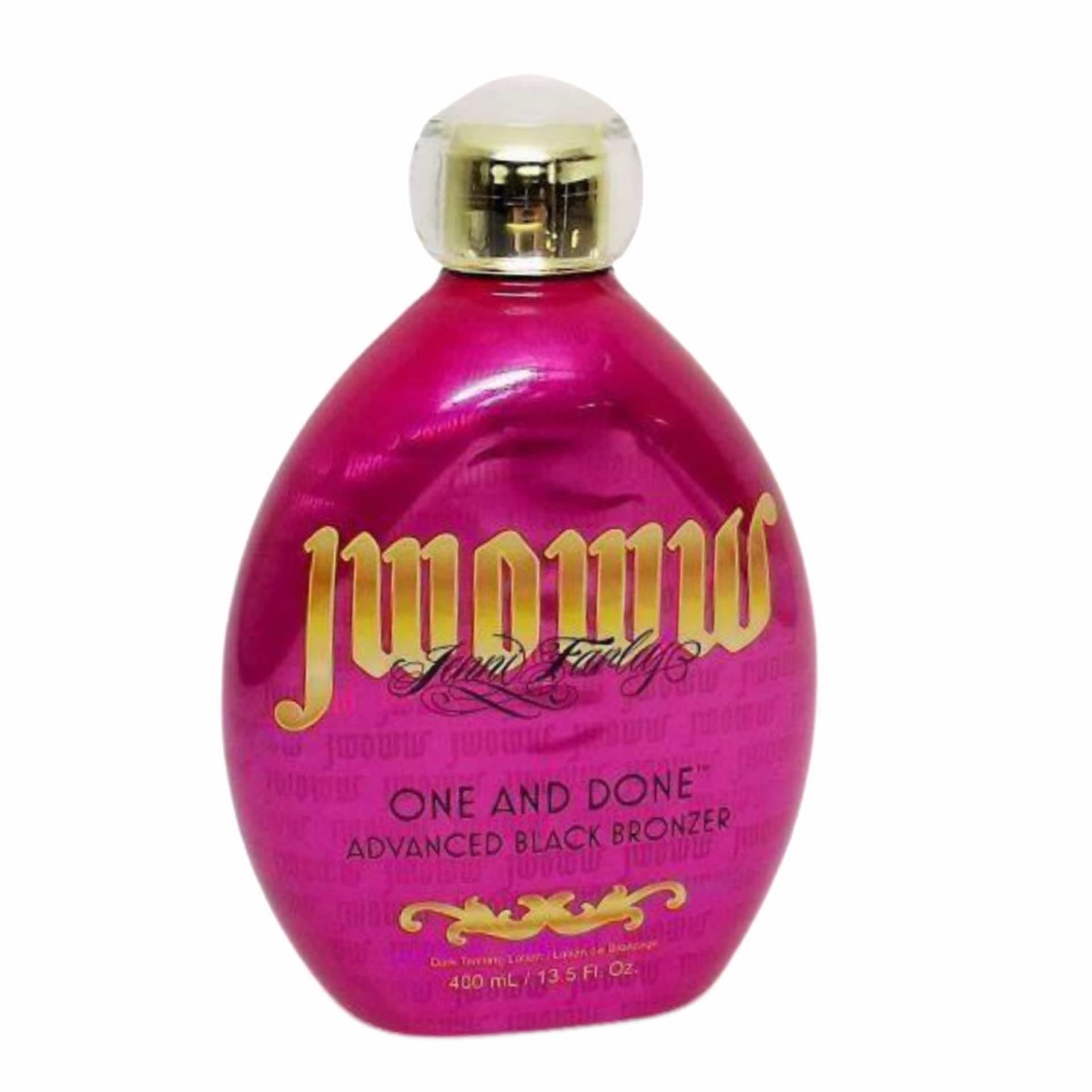 Jwoww One And Done Advanced Black Bronzer Tanning Lotion with Vitamin E And Shea Butter 400ml / 13.5 Fl. Oz.