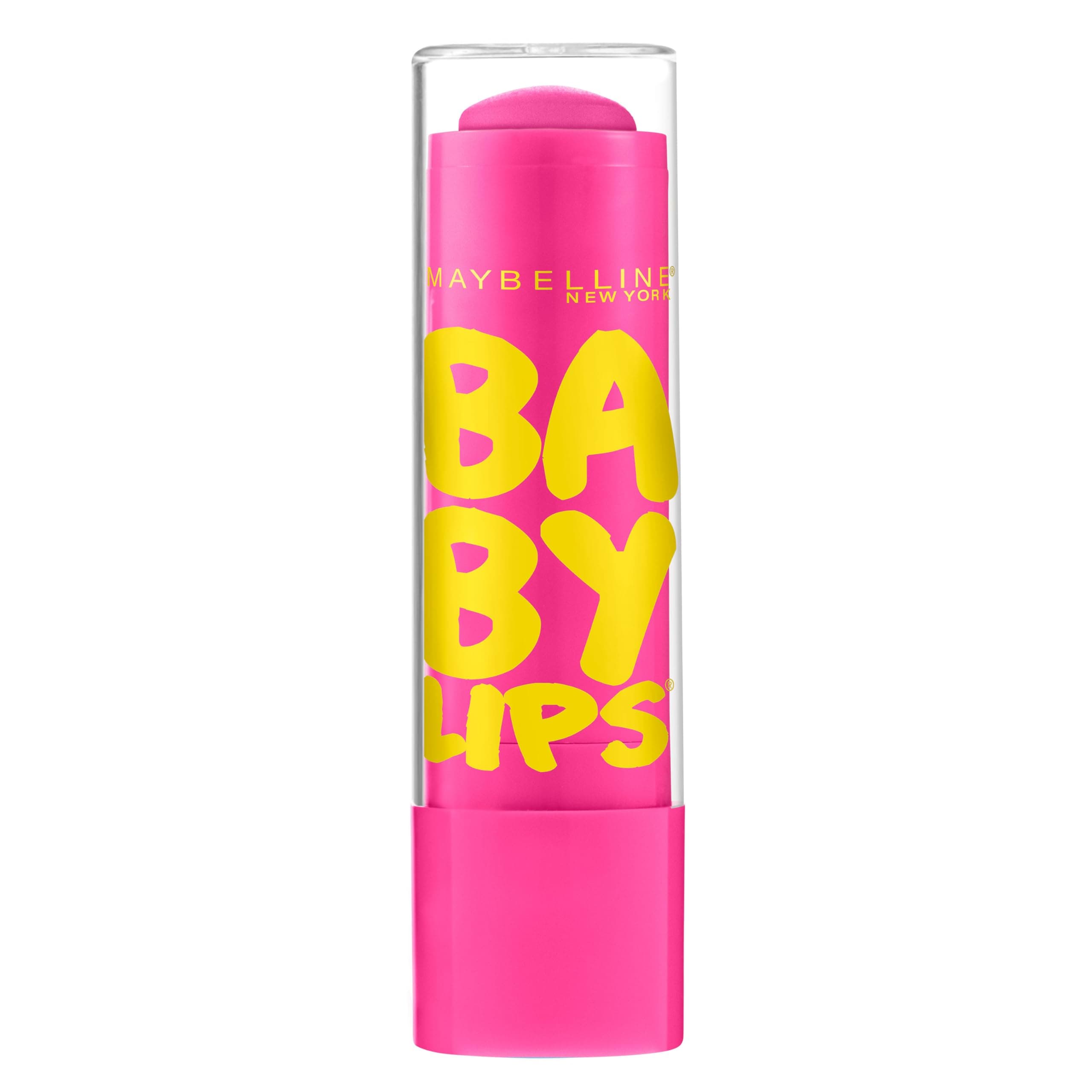 New York Baby Lips Moisturizing Lip Balm, Pink Punch, 0.15 oz.