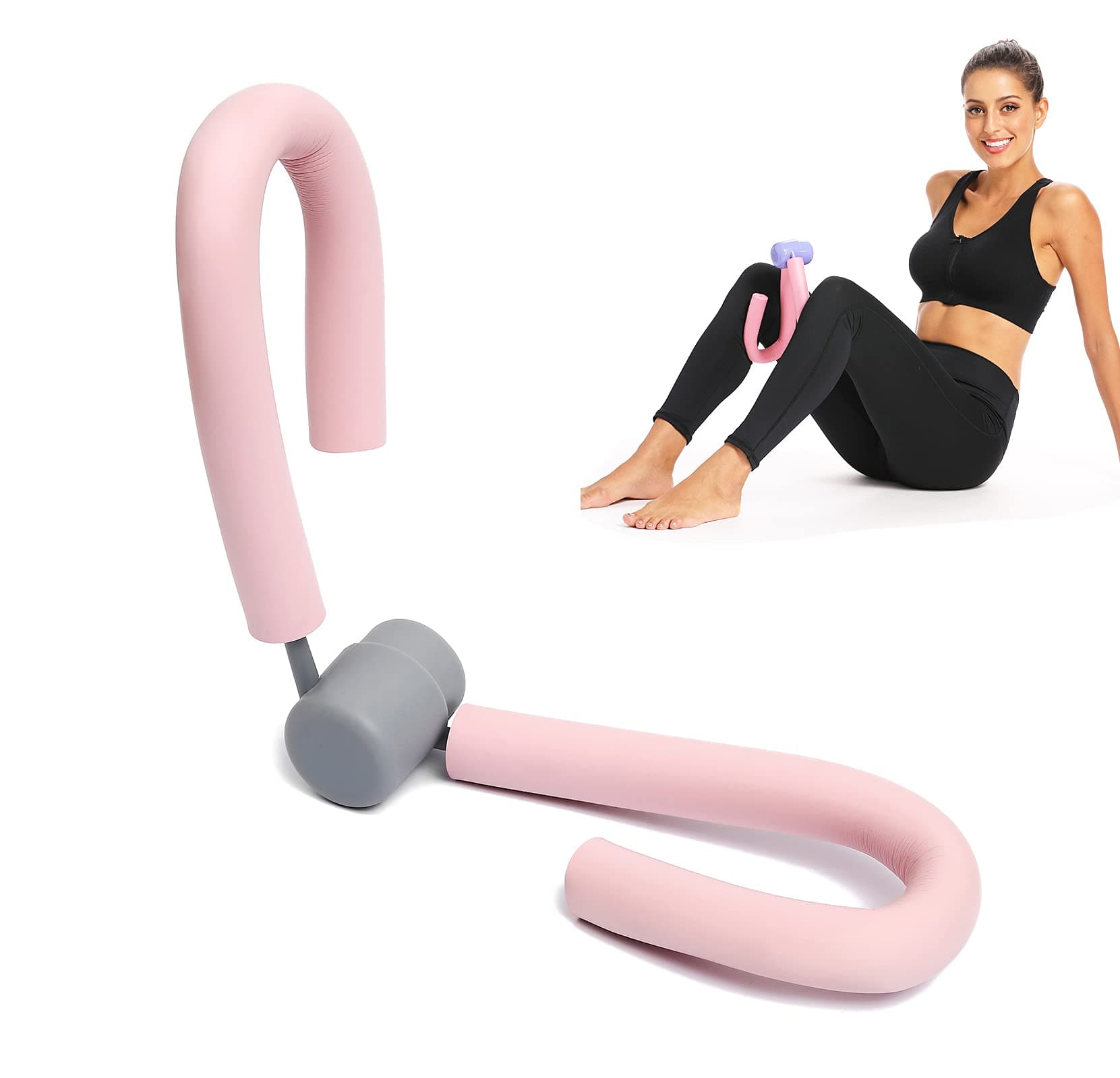 Thigh Toner, Pelvic Floor Exerciser Inner & Outer Thigh Muscle Trainer, Leg Master, Fitness Exercise Equipment for Women Home Use