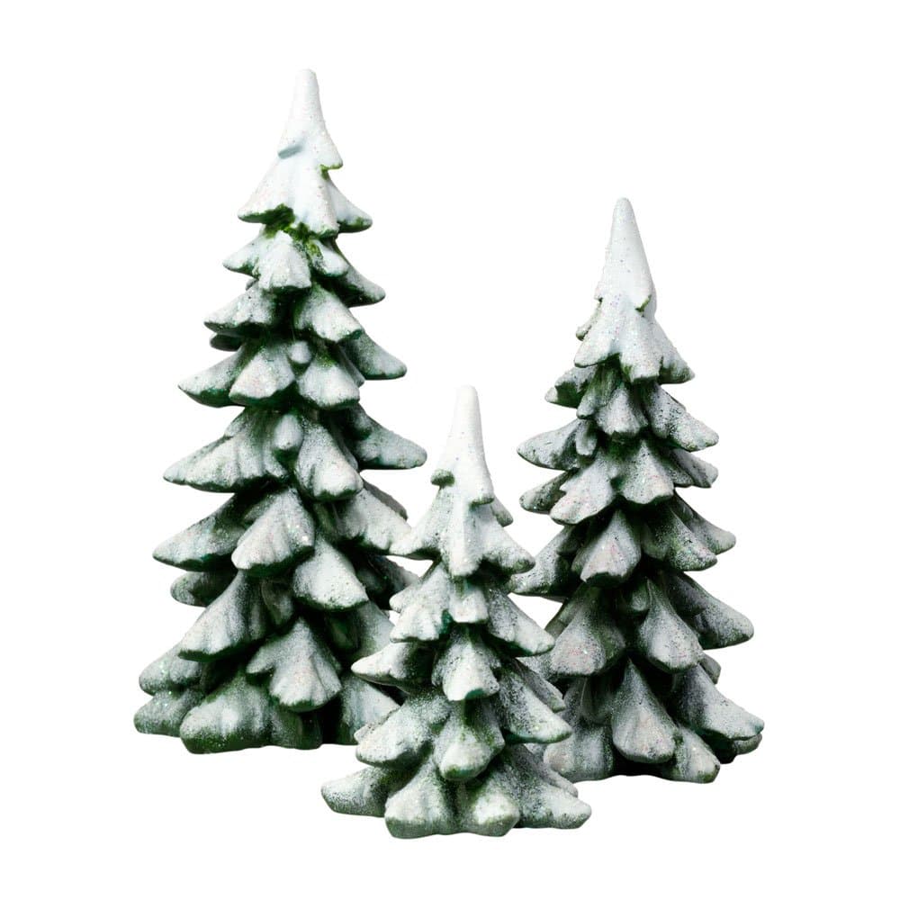 Accessories for Villages Winter Pines Accessory Figurine, Green, Onе Paсk