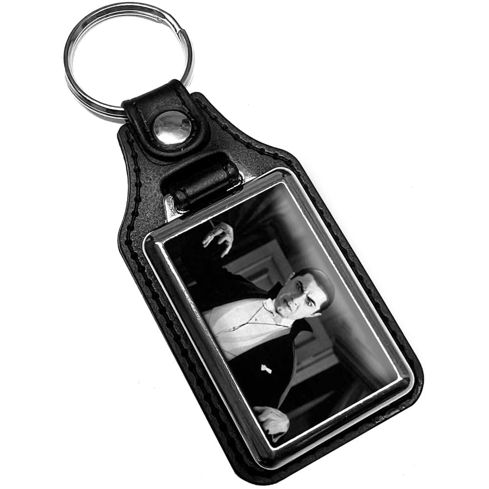 Bela Lugosi as Dracula Monster Design Faux Leather Key Ring