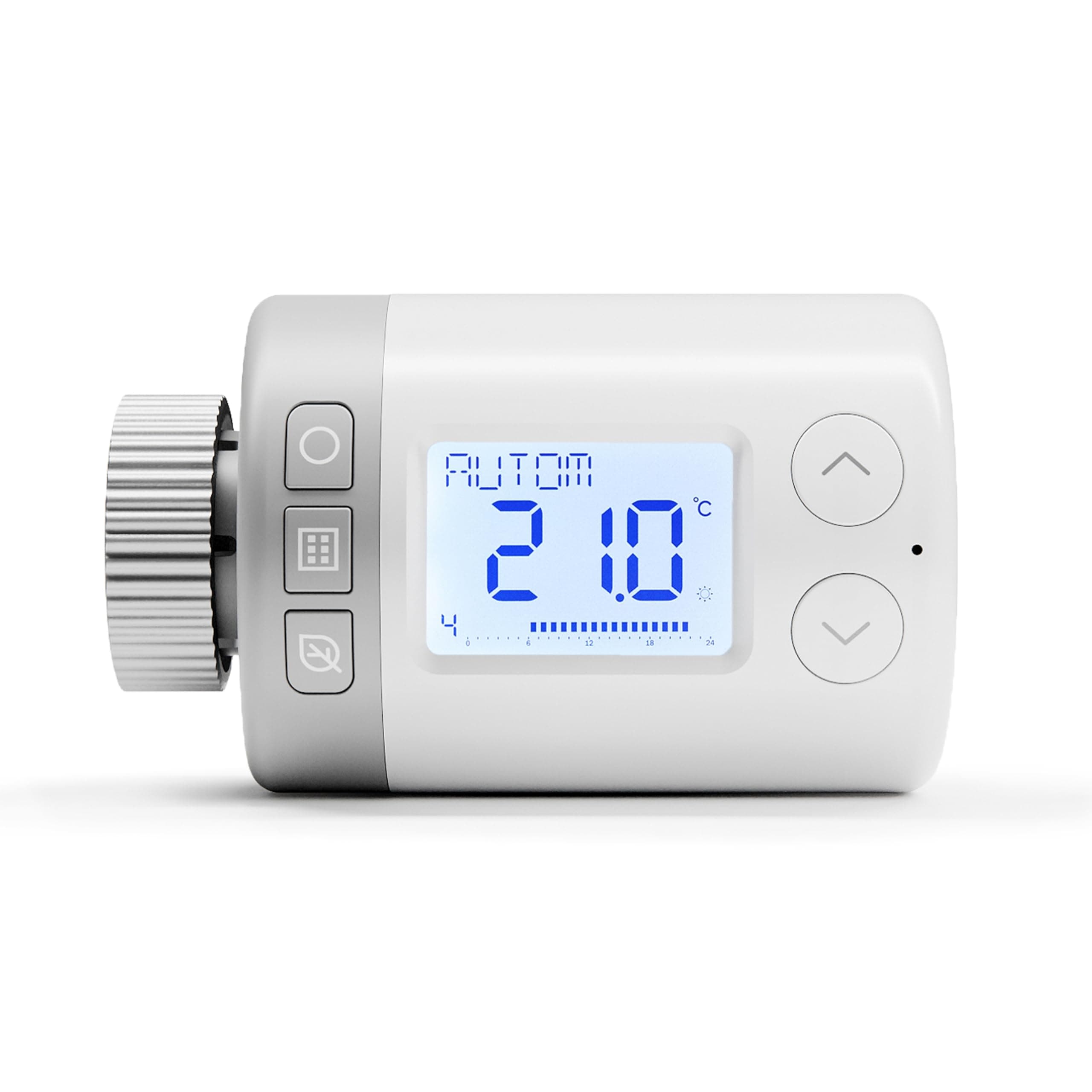 Smart Radiator Thermostat Valve/HR 27 ECO ETRV/Programmable Thermostatic Radiator Valve/Digital Intelligent Central Heating Controller/White