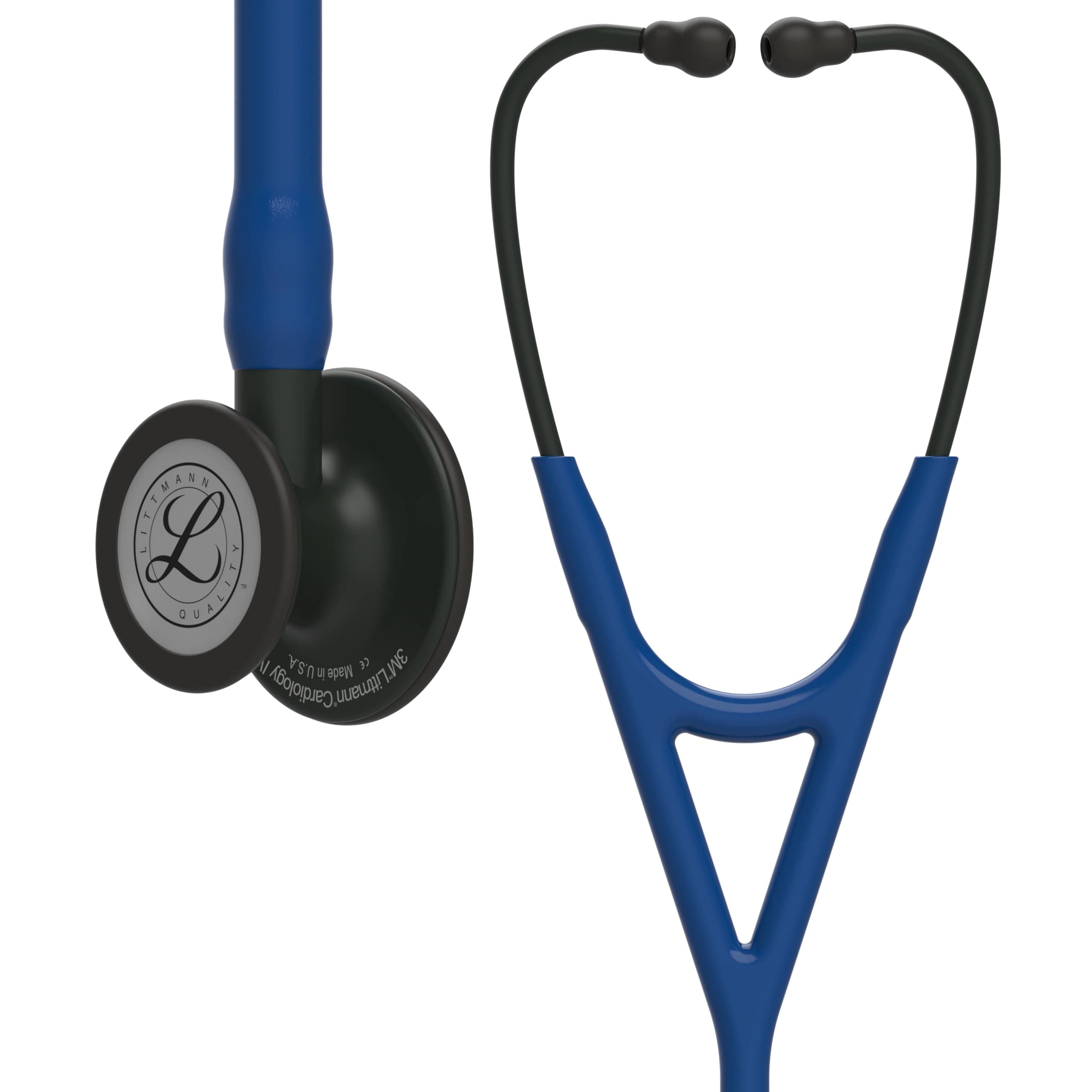 3M™ Littmann® Cardiology IV Stethoscope free laser engraving Navy Blue - Black 6168